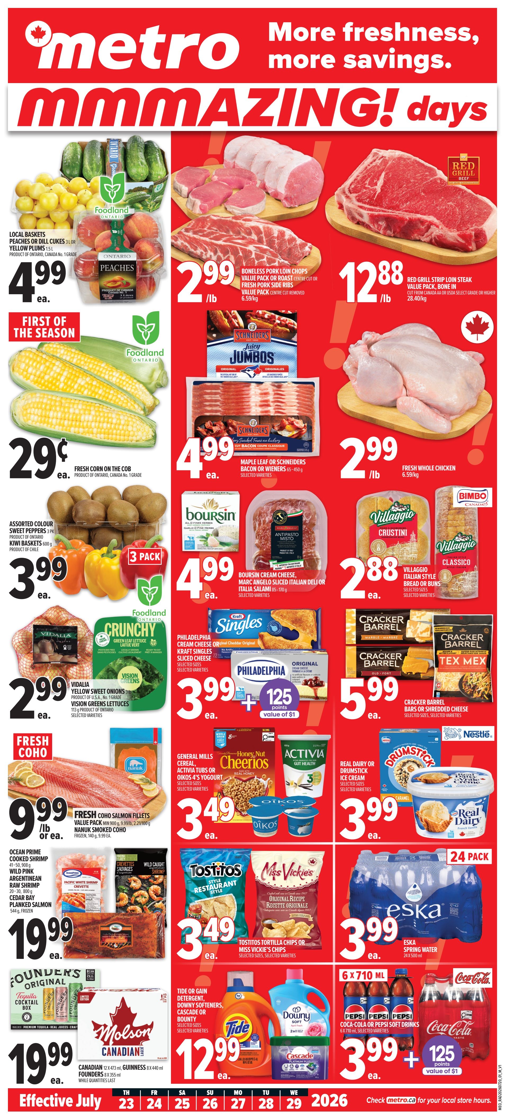 Metro (ON) Flyer July 23 to 29