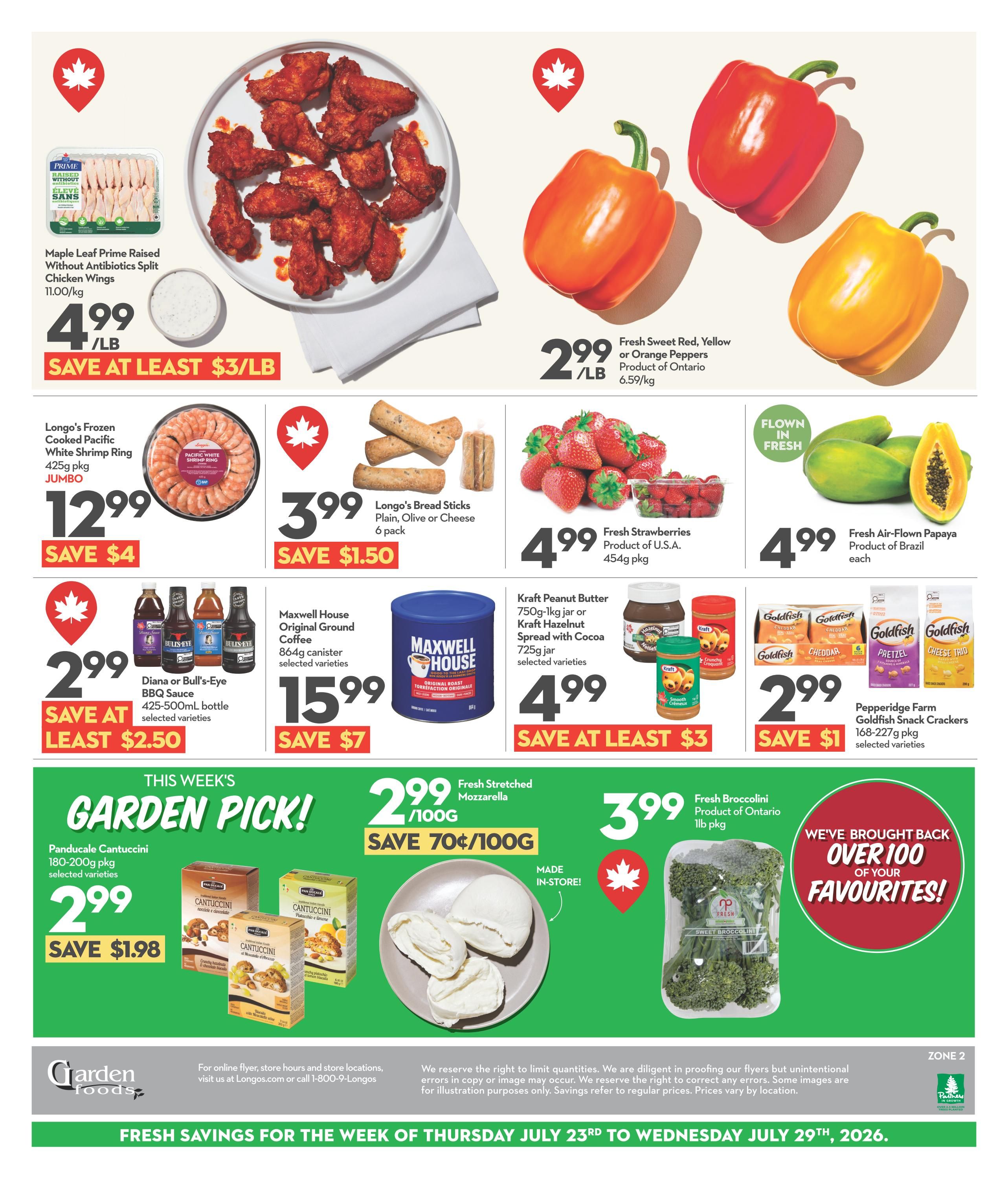 Garden Foods Flyer July 23 to 29