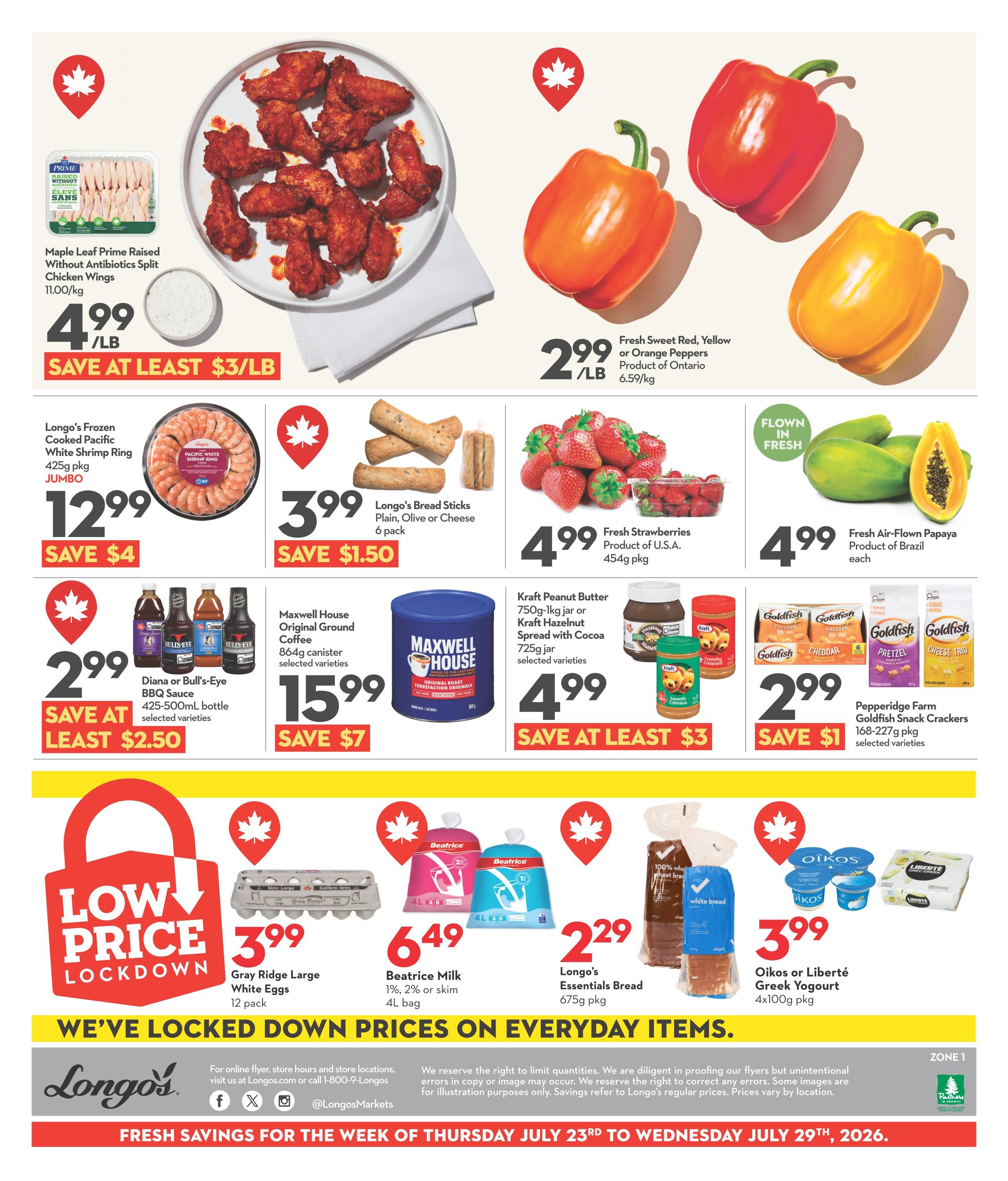 Longo's Flyer July 23 to 29