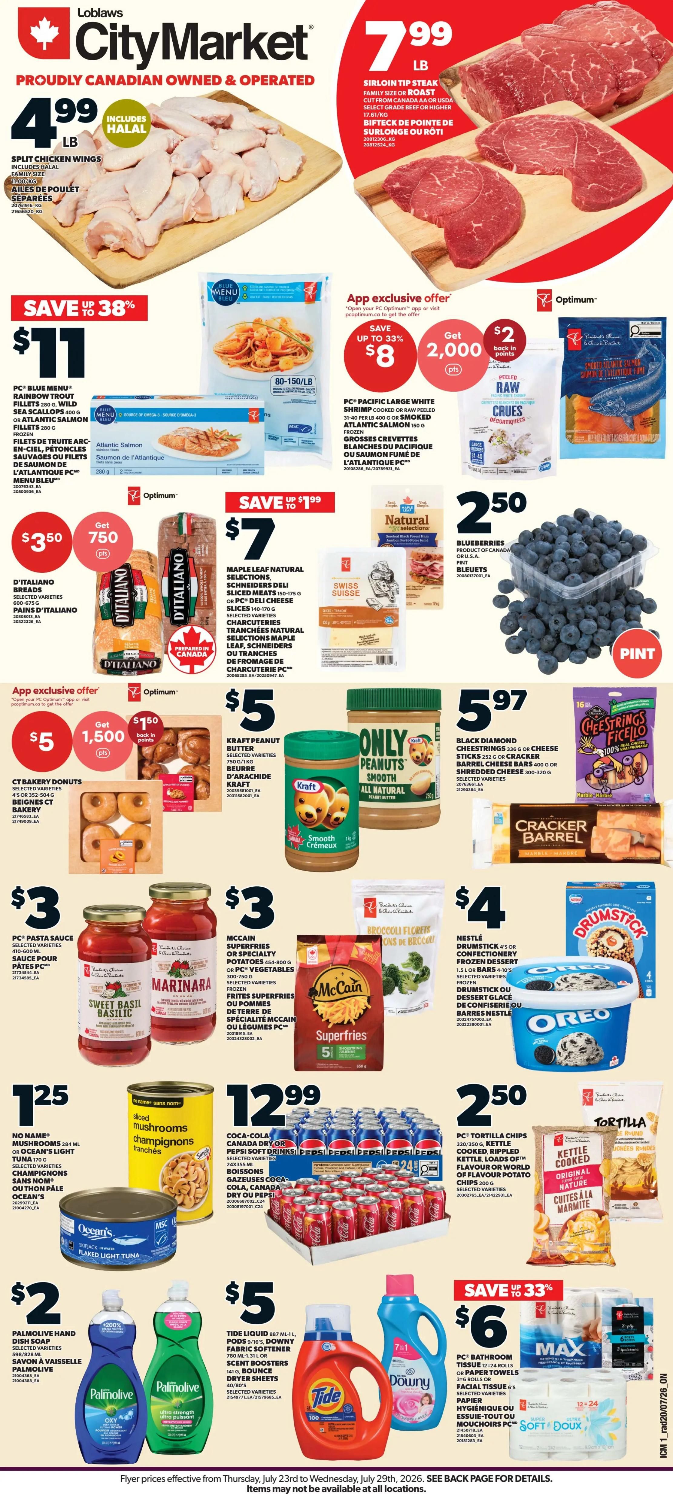Loblaws City Market (ON) Flyer July 23 to 29