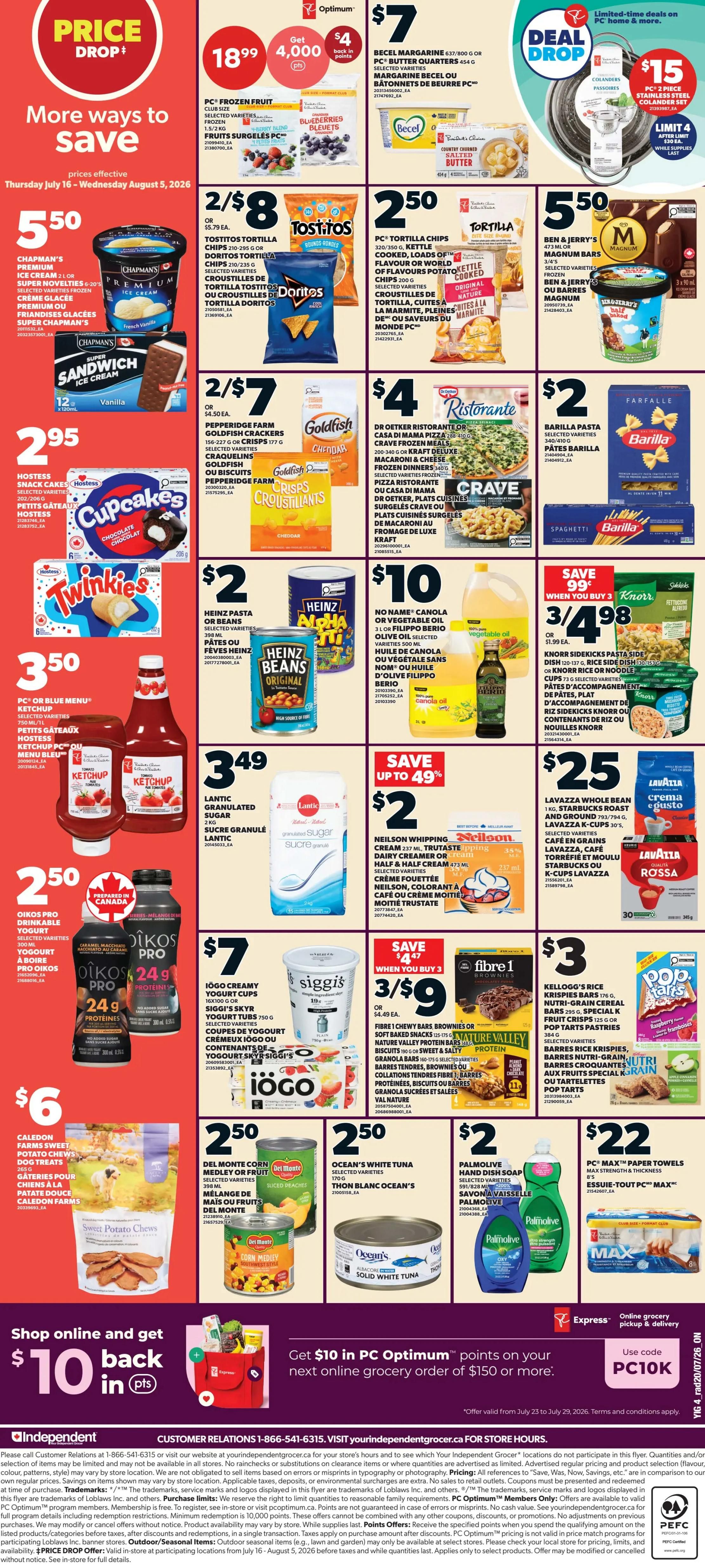 Independent Grocer (ON) Flyer July 23 to 29