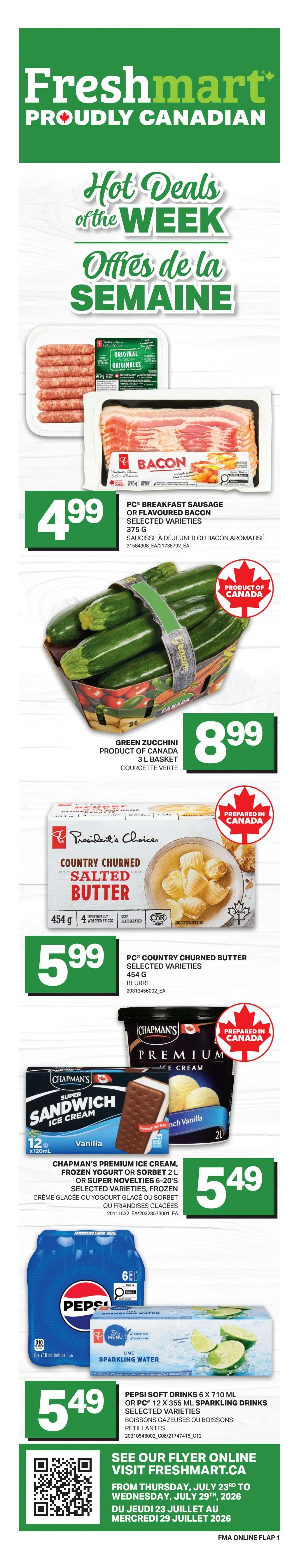 Freshmart (Atlantic) Flyer July 23 to 29