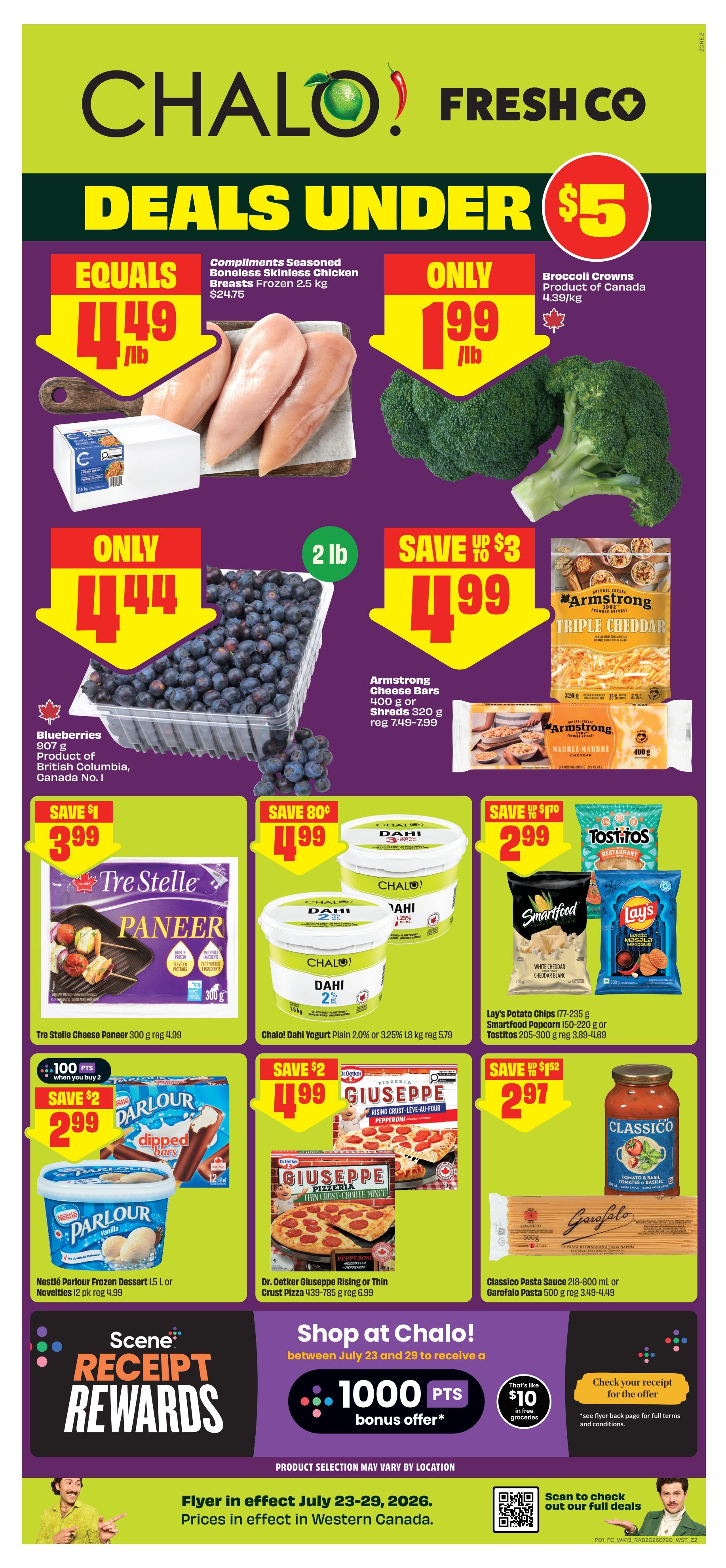 Chalo! FreshCo (West) Flyer July 23 to 29