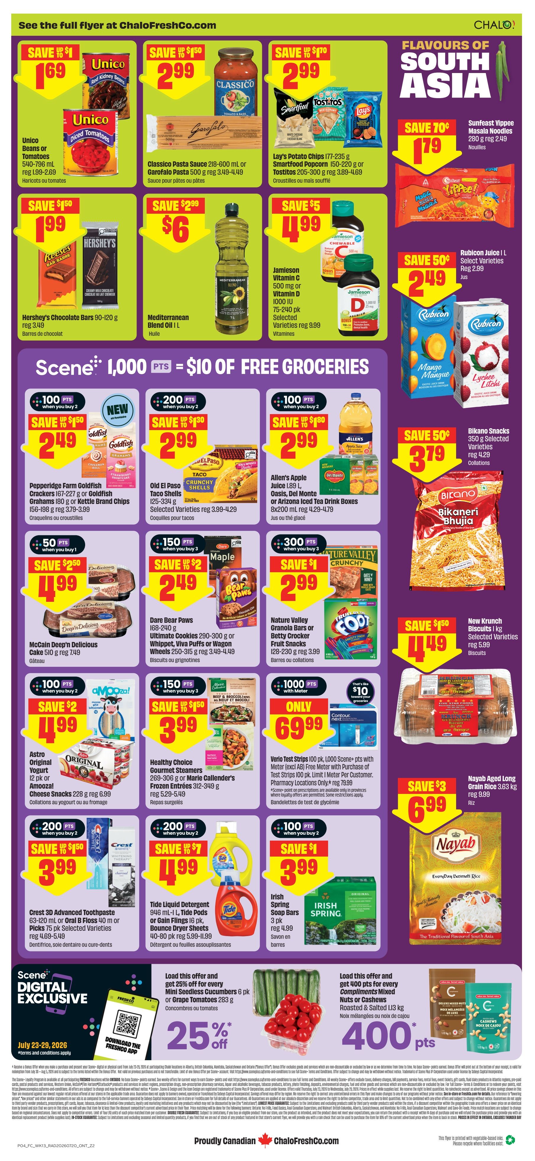 Chalo! FreshCo (ON) Flyer July 23 to 29