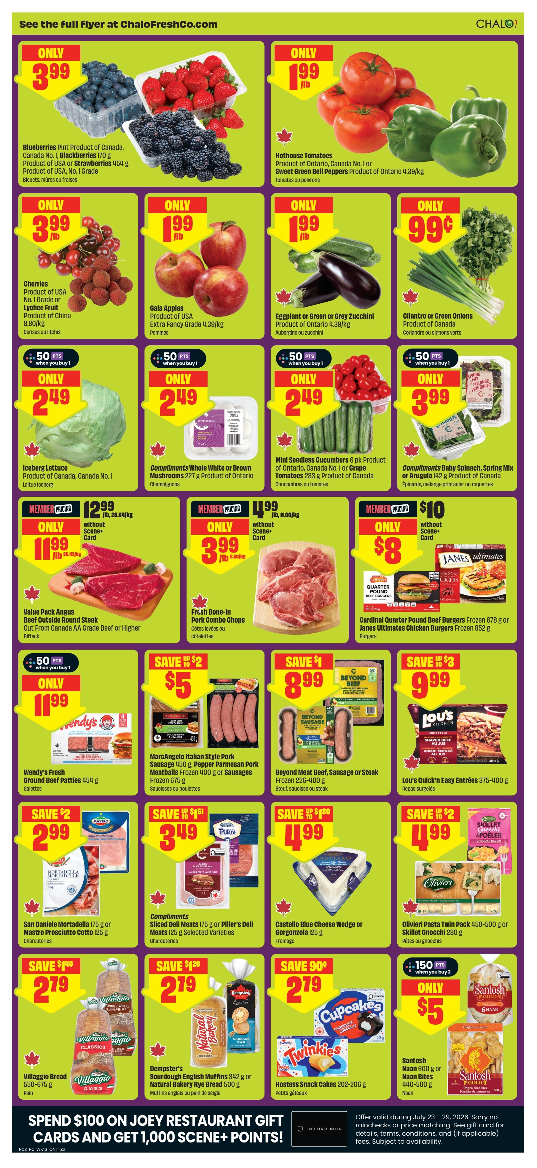 Chalo! FreshCo (ON) Flyer July 23 to 29
