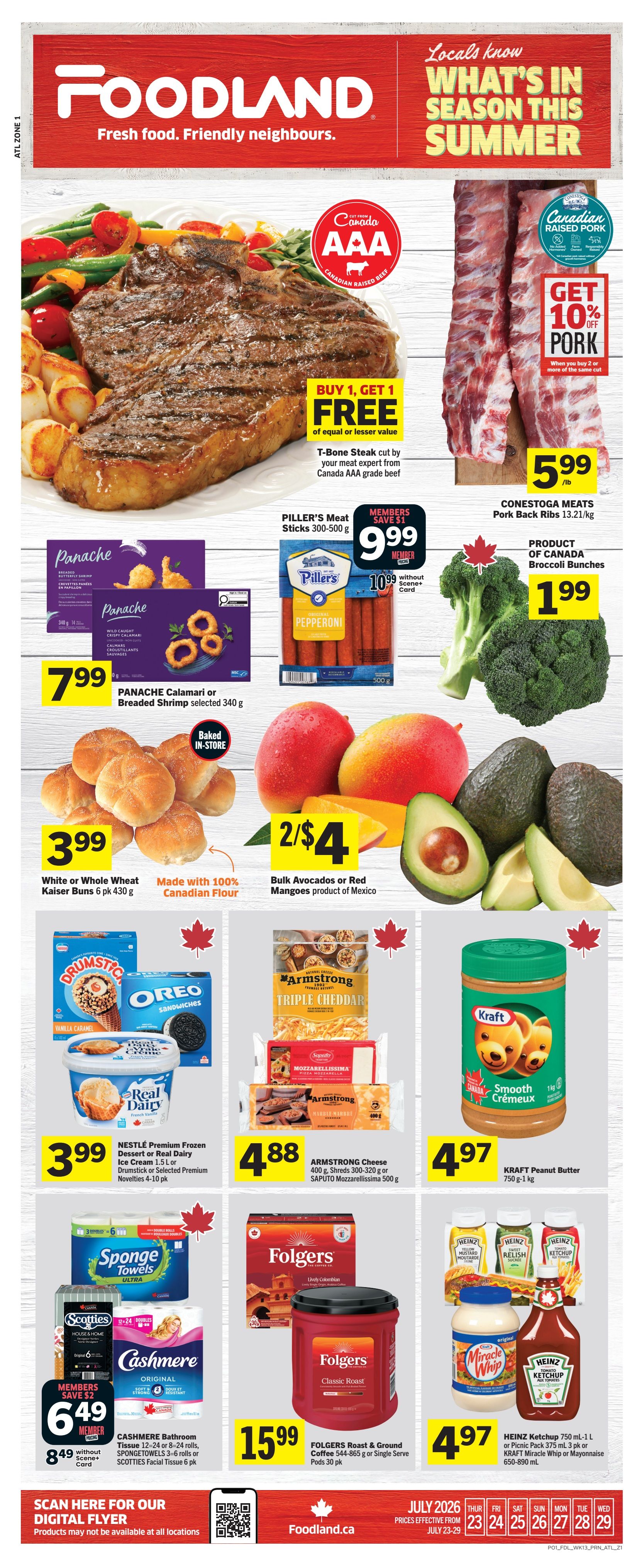 Foodland (Atlantic) Flyer July 23 to 29