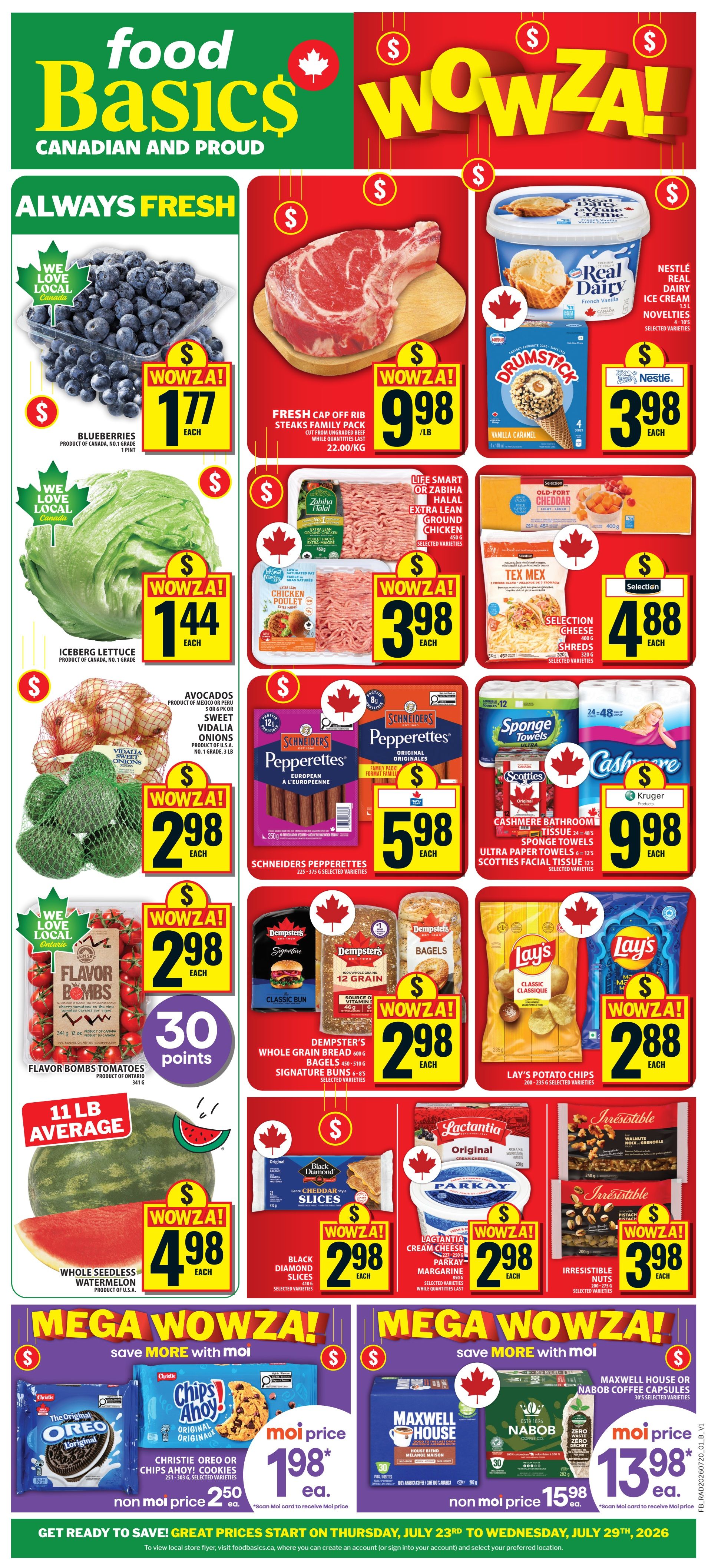 Food Basics Flyer July 23 to 29