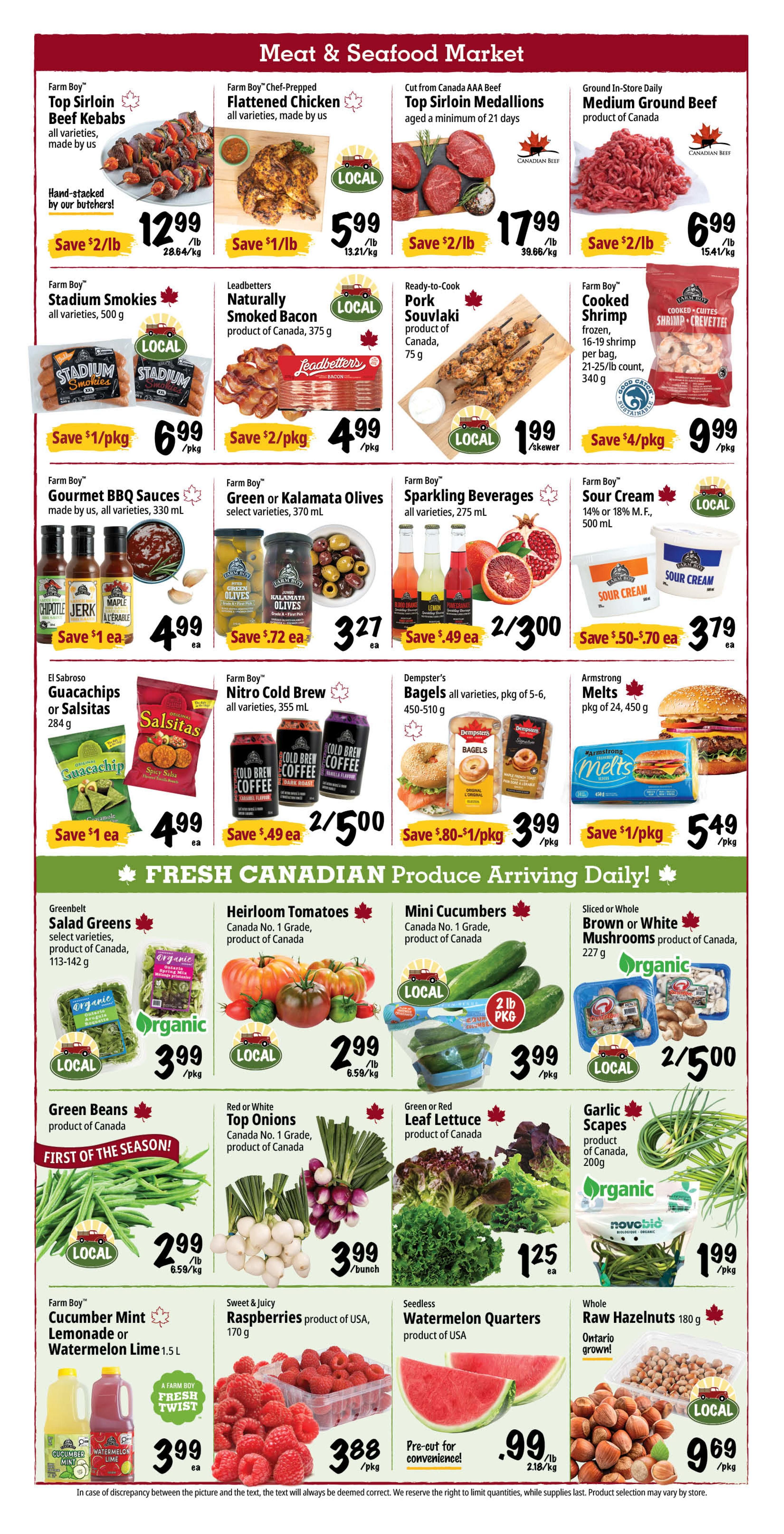 Farm Boy Flyer July 23 to 29