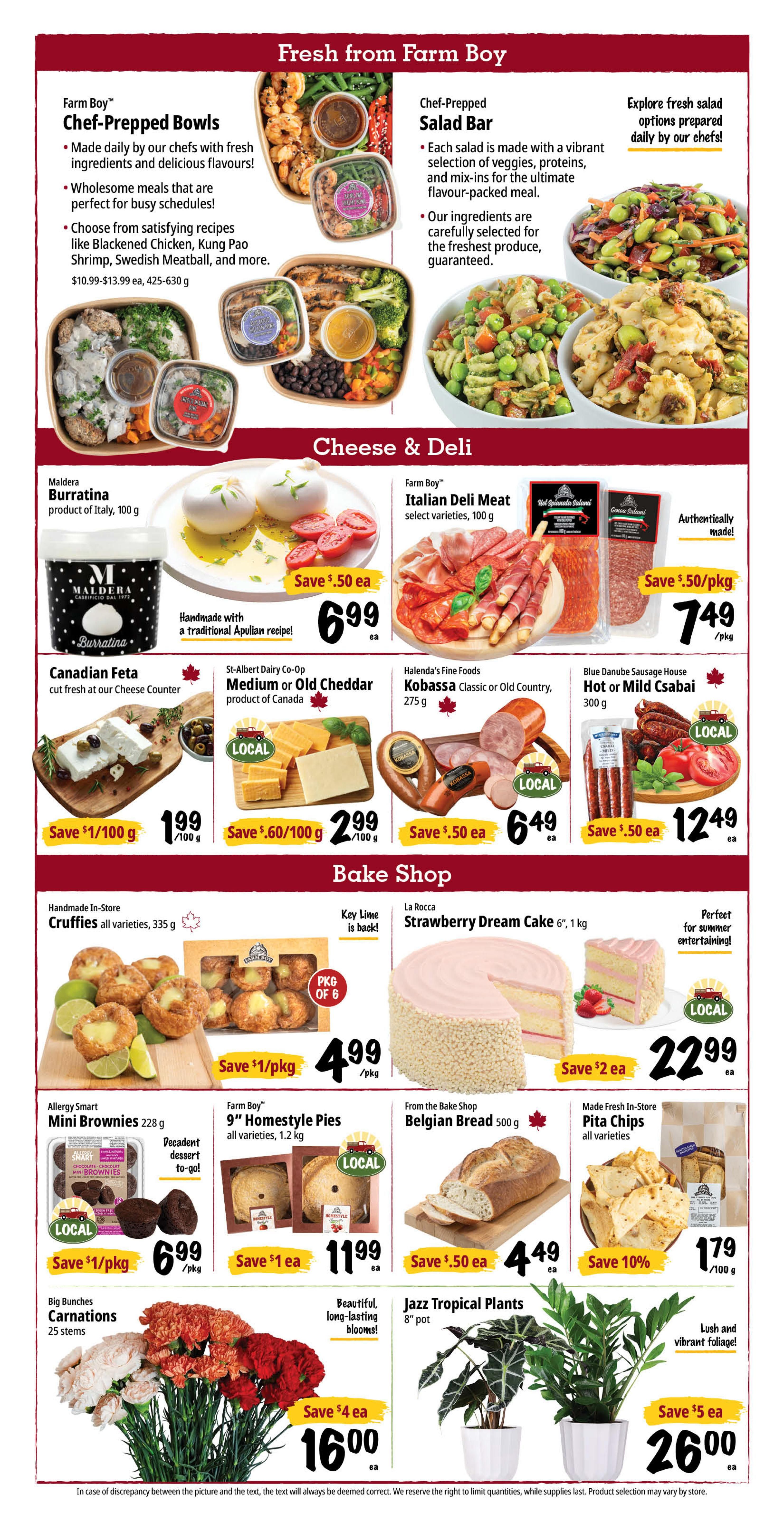 Farm Boy Flyer July 23 to 29