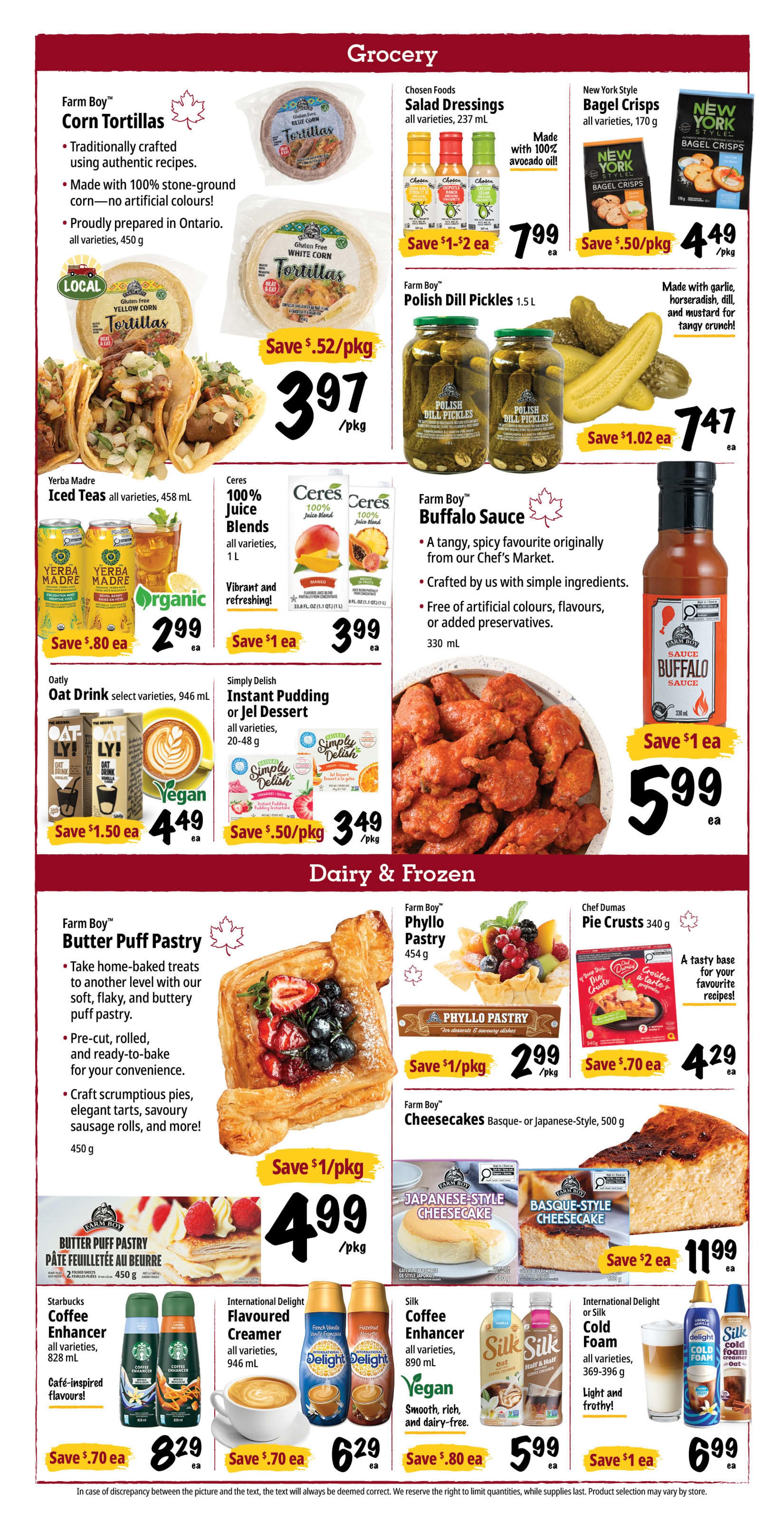 Farm Boy Flyer July 23 to 29