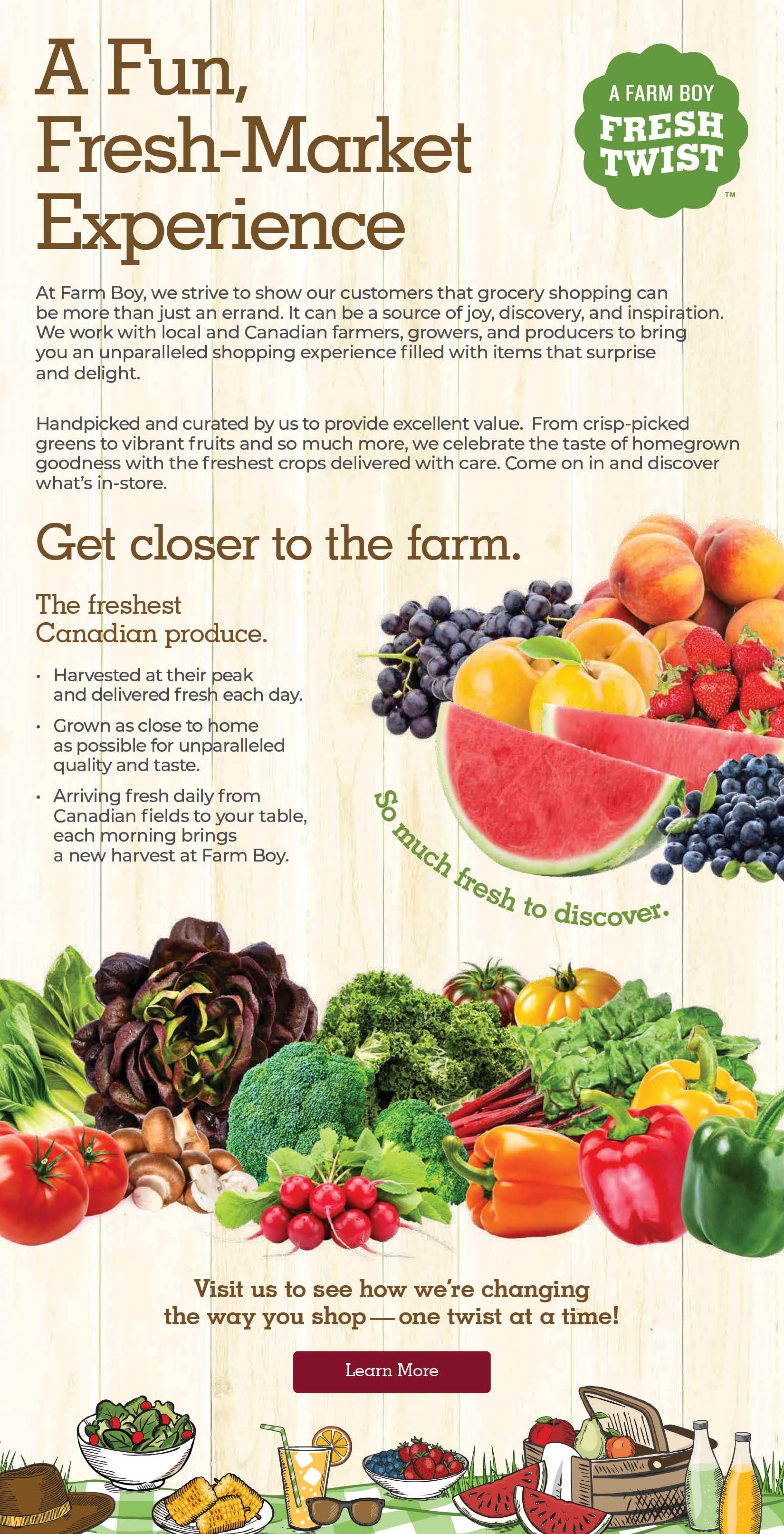 Farm Boy Flyer July 23 to 29