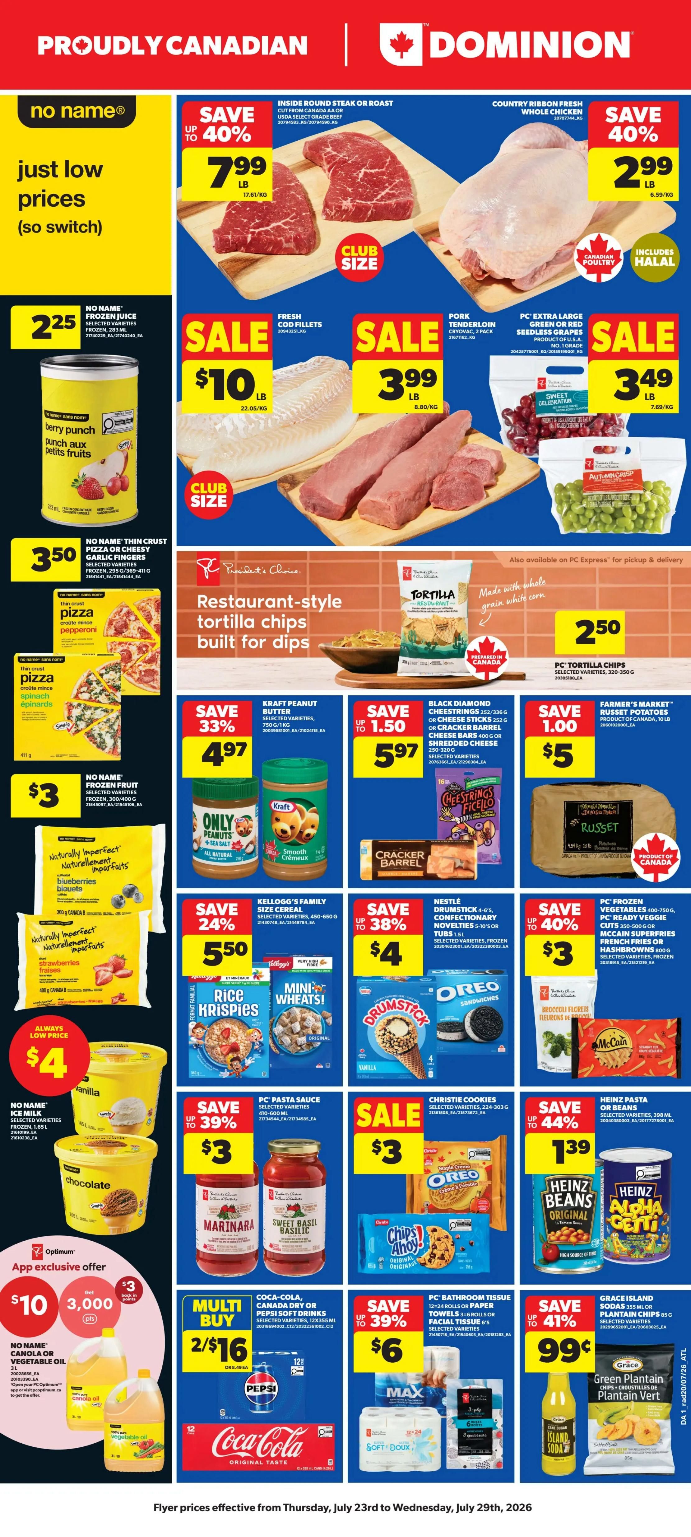 Dominion Flyer July 23 to 29 