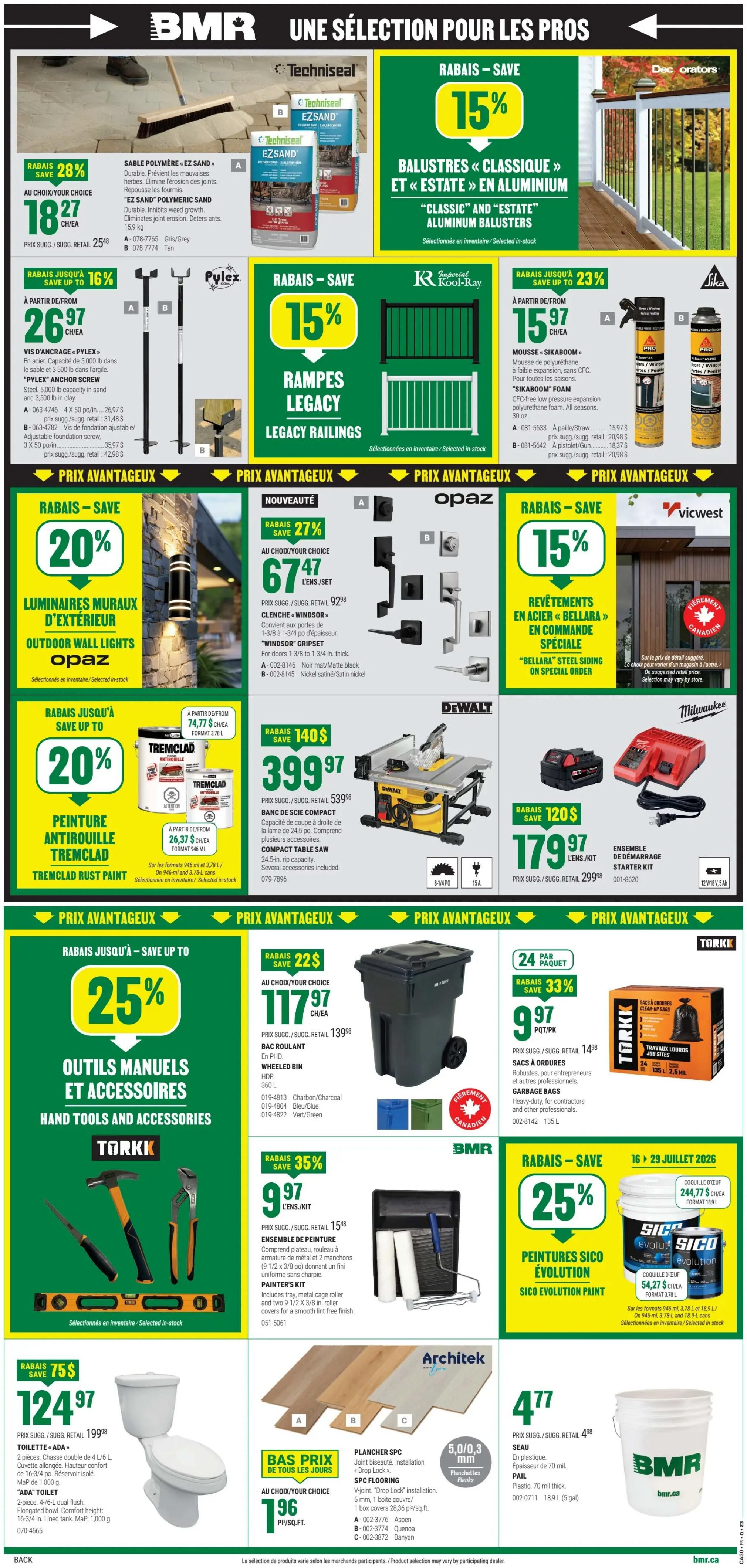 BMR Flyer July 23 to 29