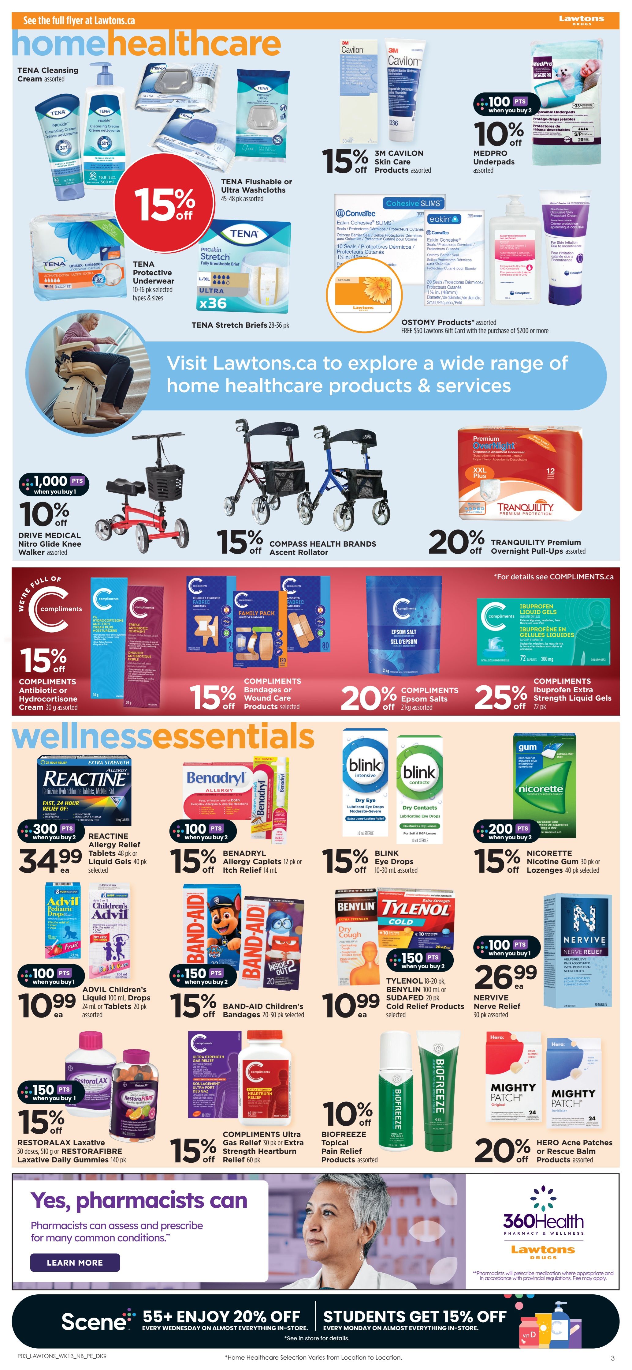 Lawtons Drugs (NB, PE) Flyer July 24 to 30