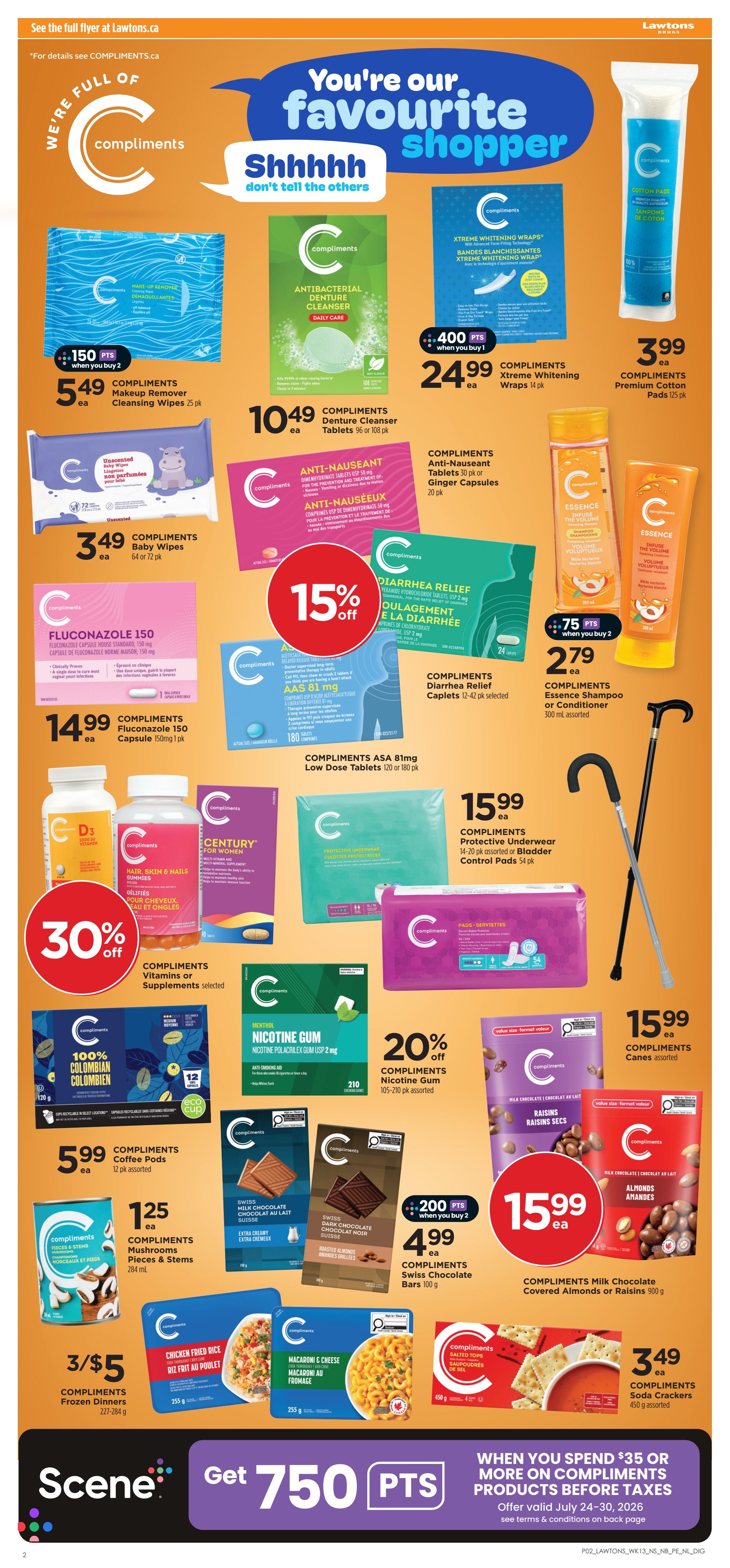 Lawtons Drugs (NS) Flyer July 24 to 30