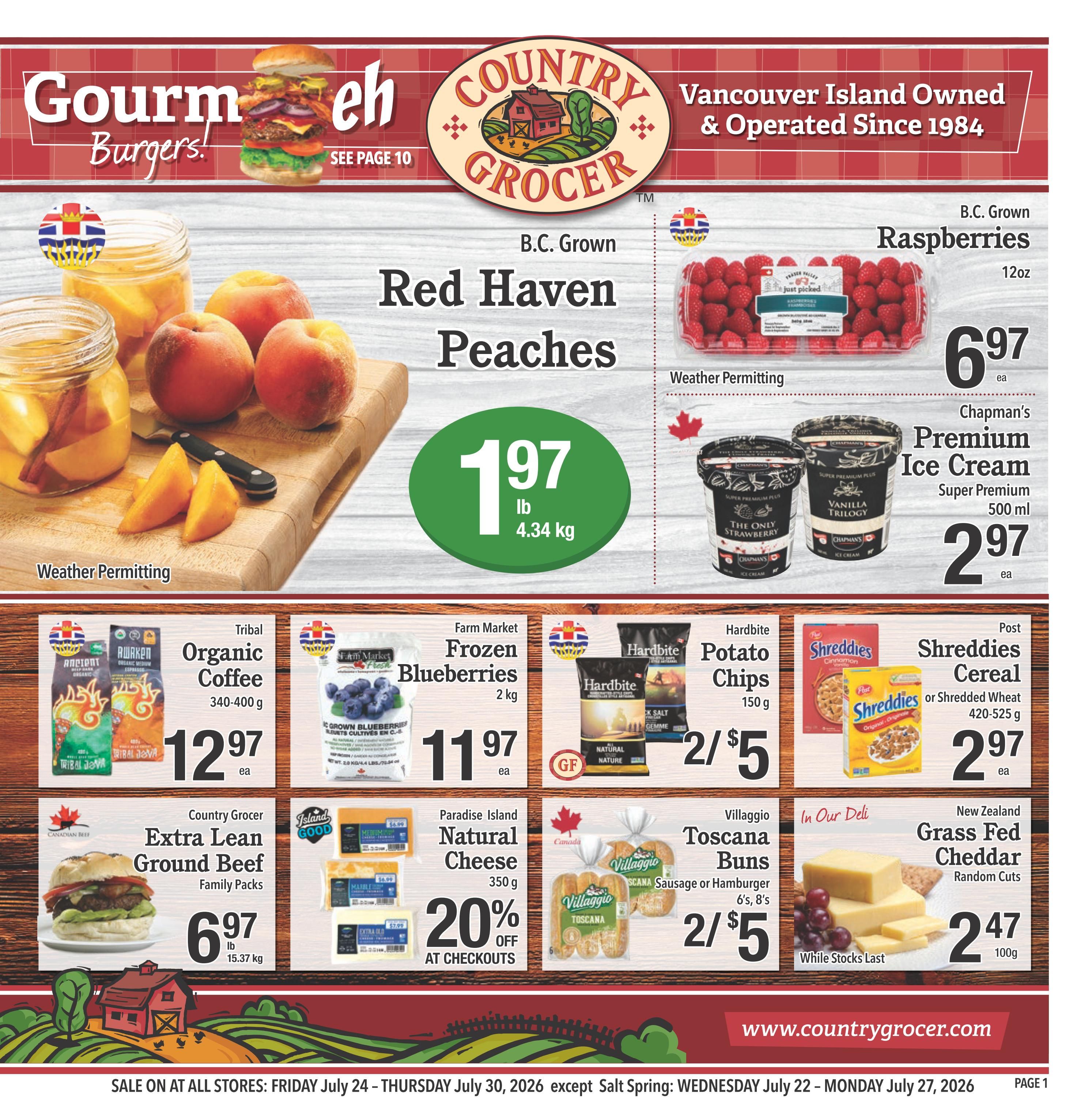 Country Grocer Flyer July 24 to 30