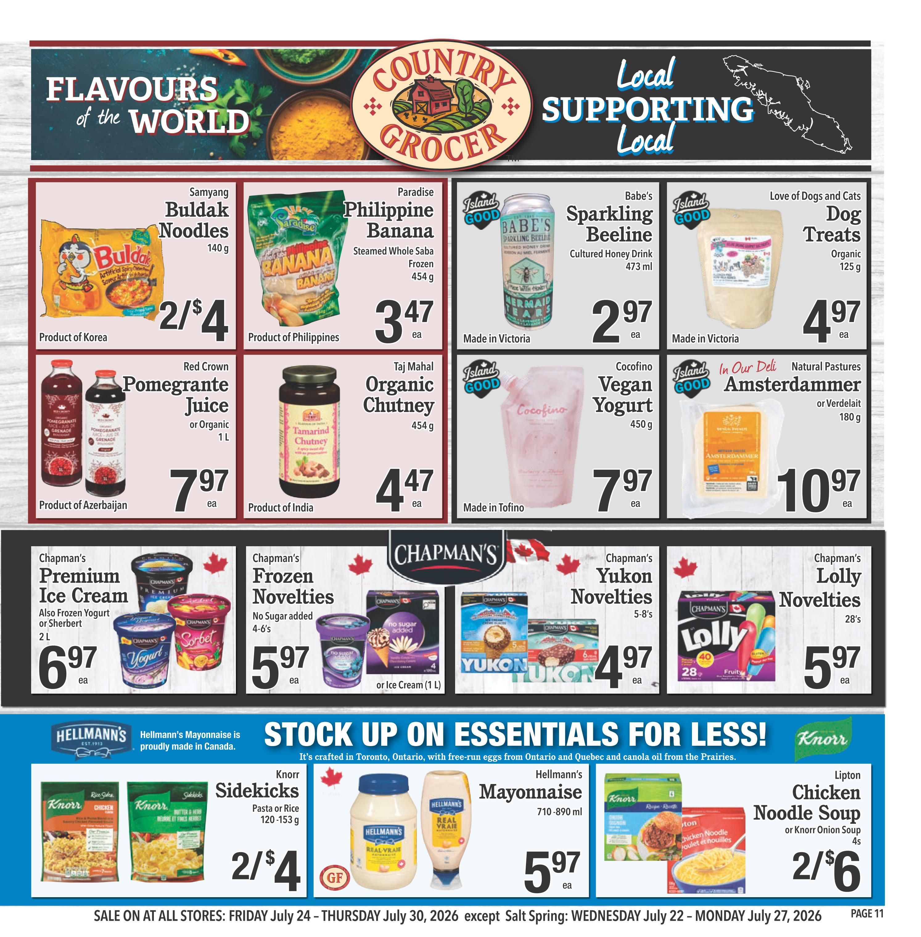 Country Grocer Flyer July 24 to 30