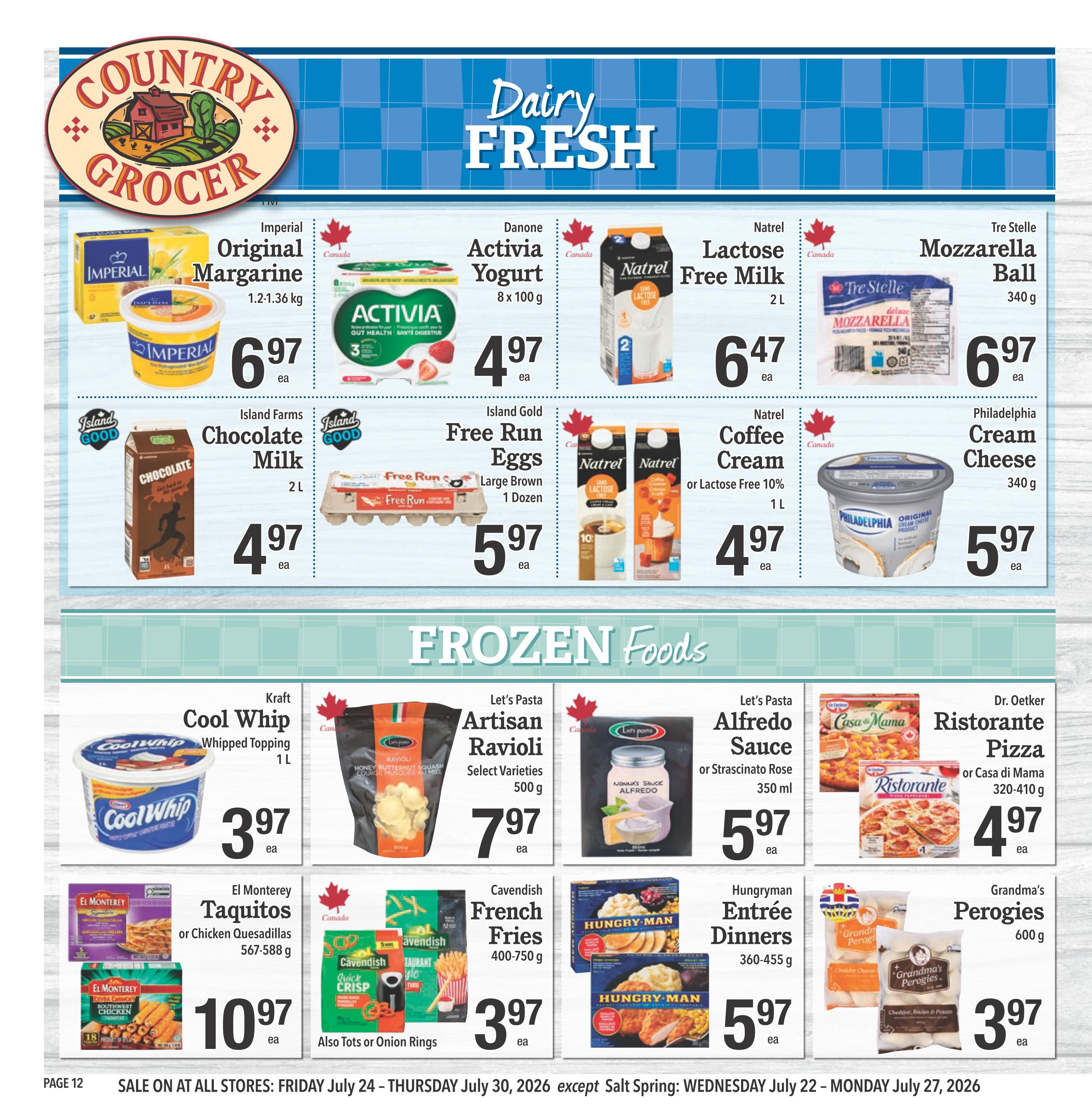 Country Grocer Flyer July 24 to 30