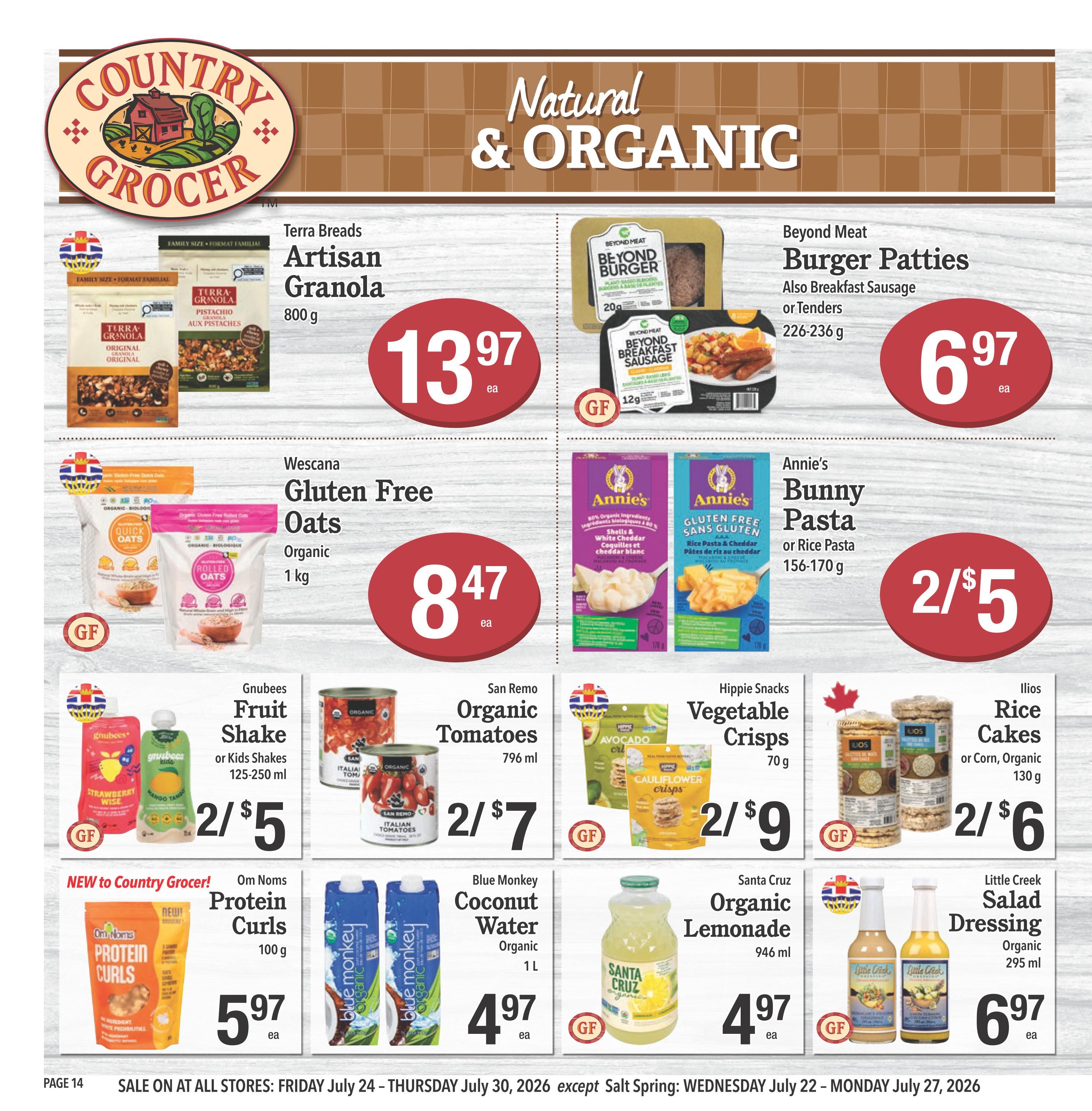 Country Grocer Flyer July 24 to 30
