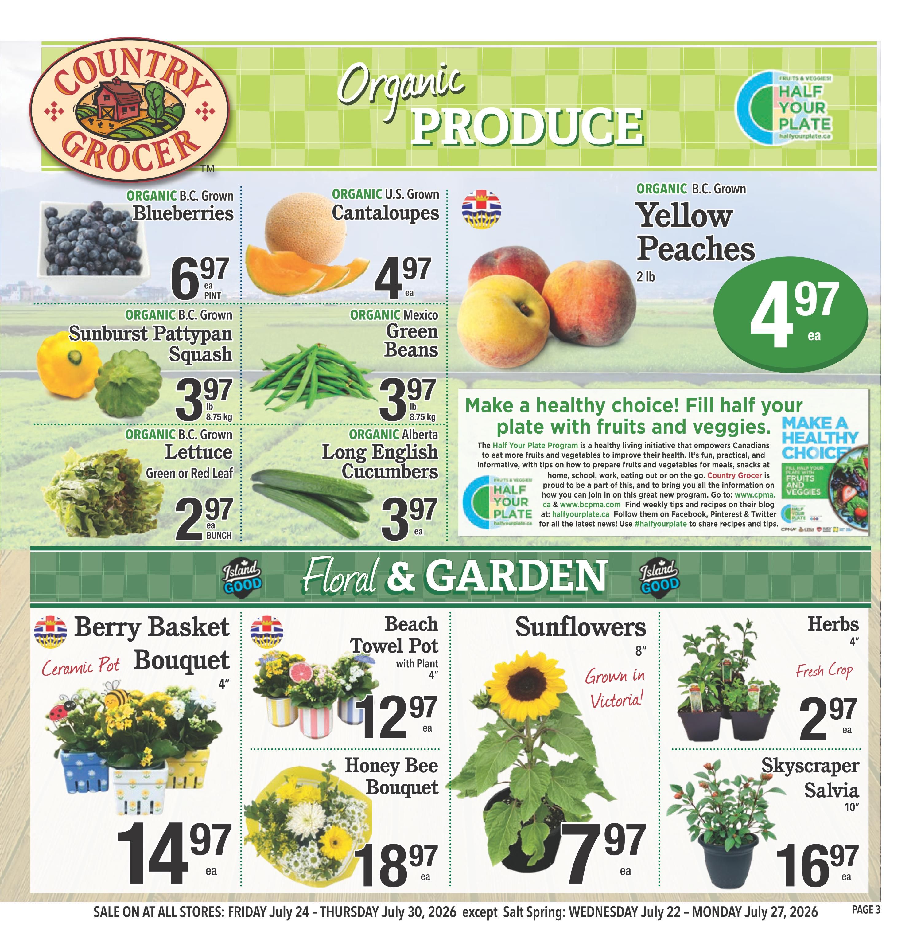 Country Grocer Flyer July 24 to 30