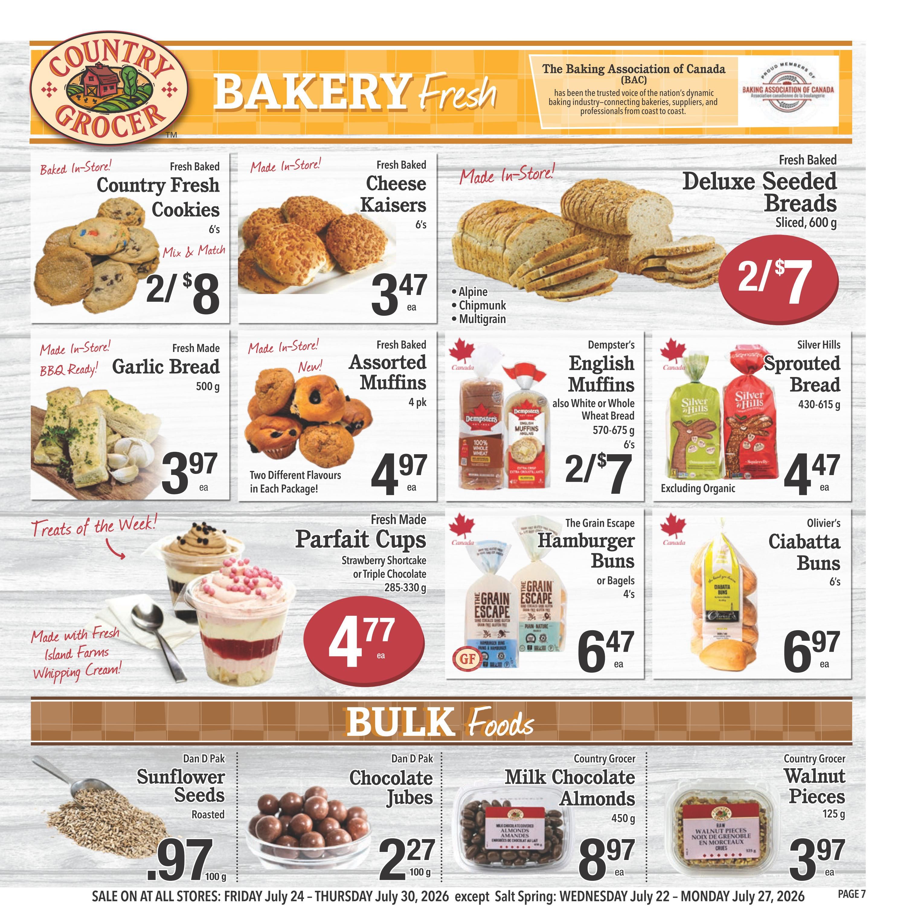 Country Grocer Flyer July 24 to 30