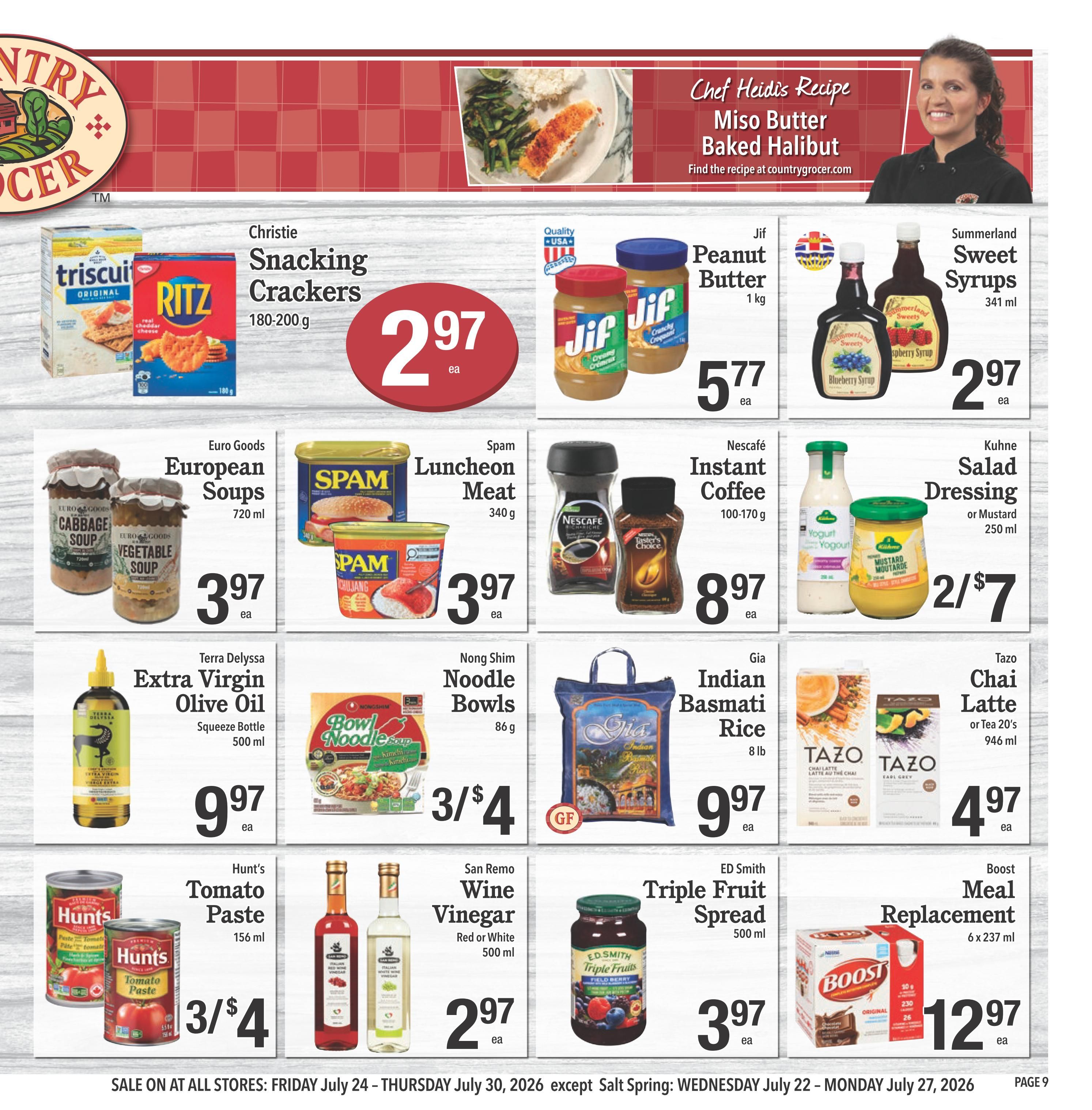 Country Grocer Flyer July 24 to 30