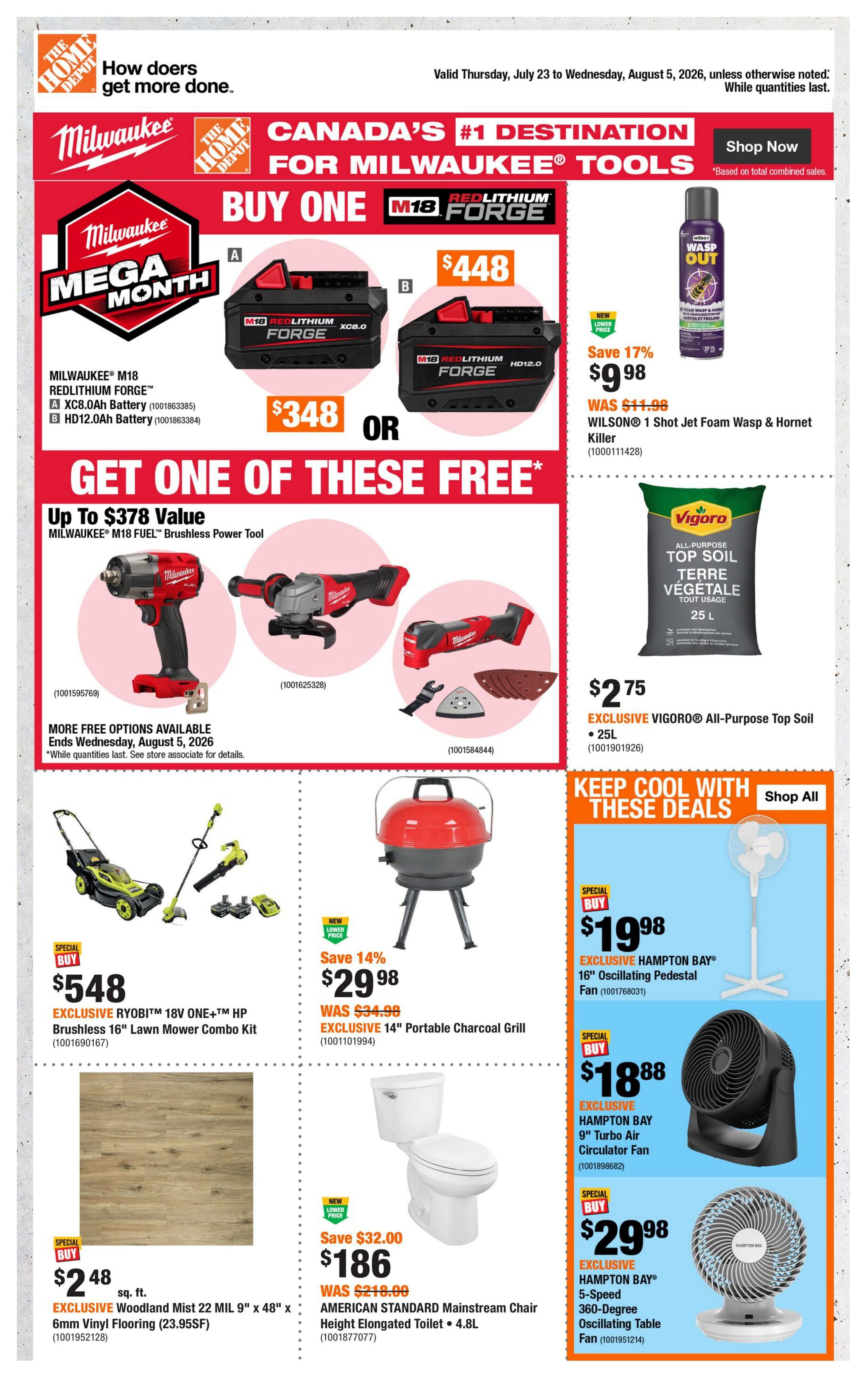Home Depot (BC) Flyer July 23 to August 5
