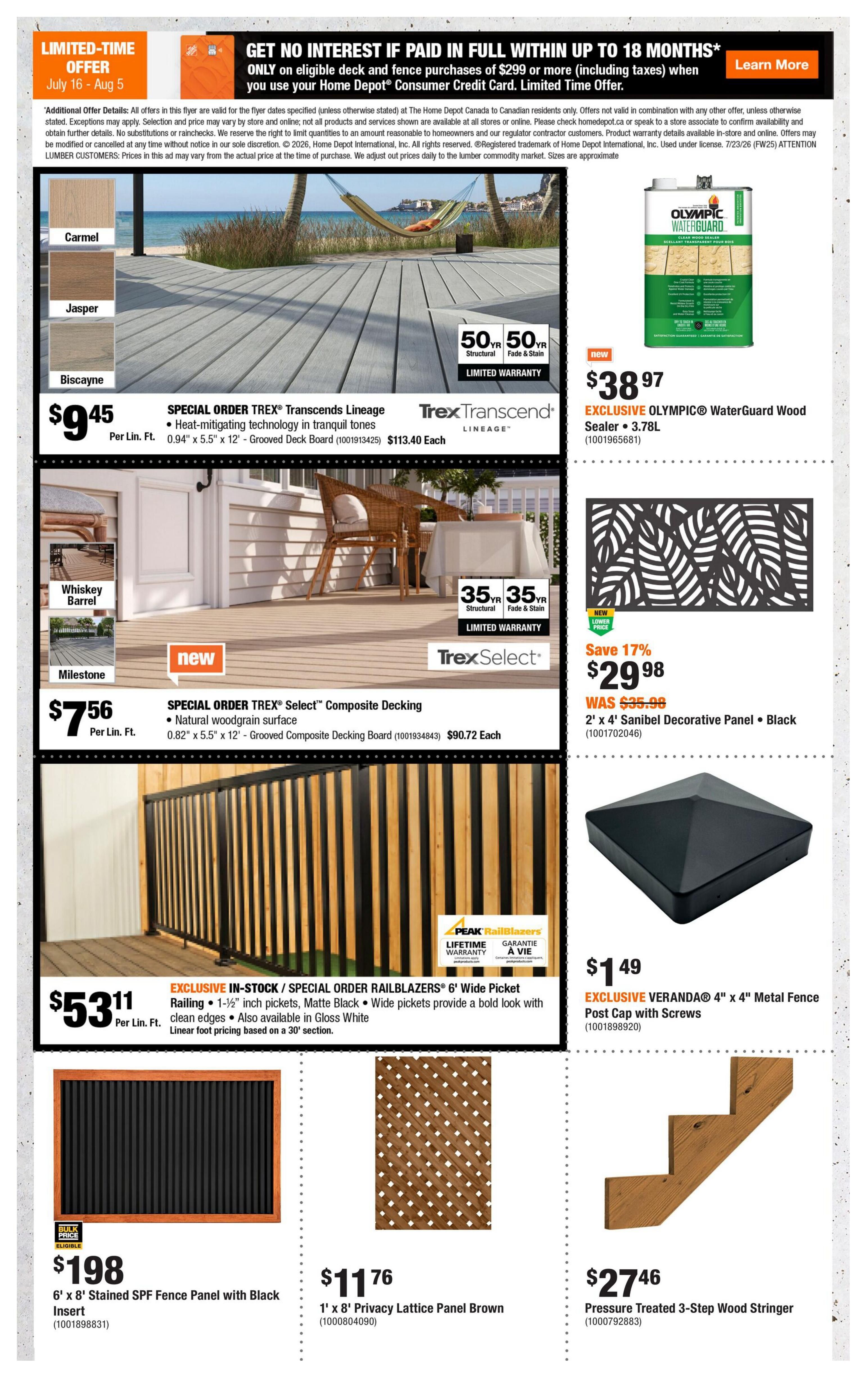 Home Depot (BC) Flyer July 23 to August 5