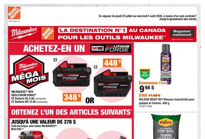 Home Depot (QC) Flyer July 23 to August 5