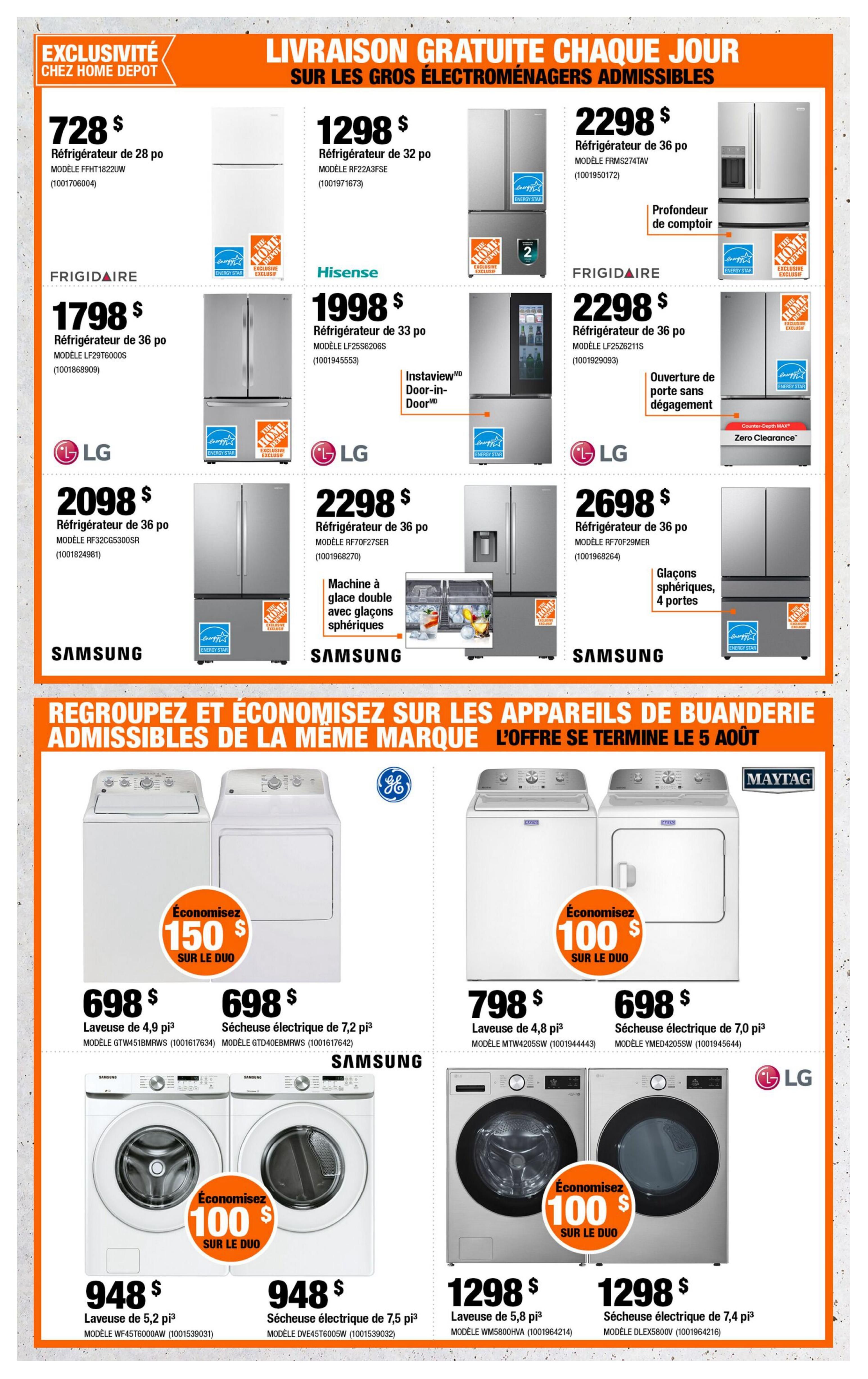 Home Depot (QC) Flyer July 23 to August 5