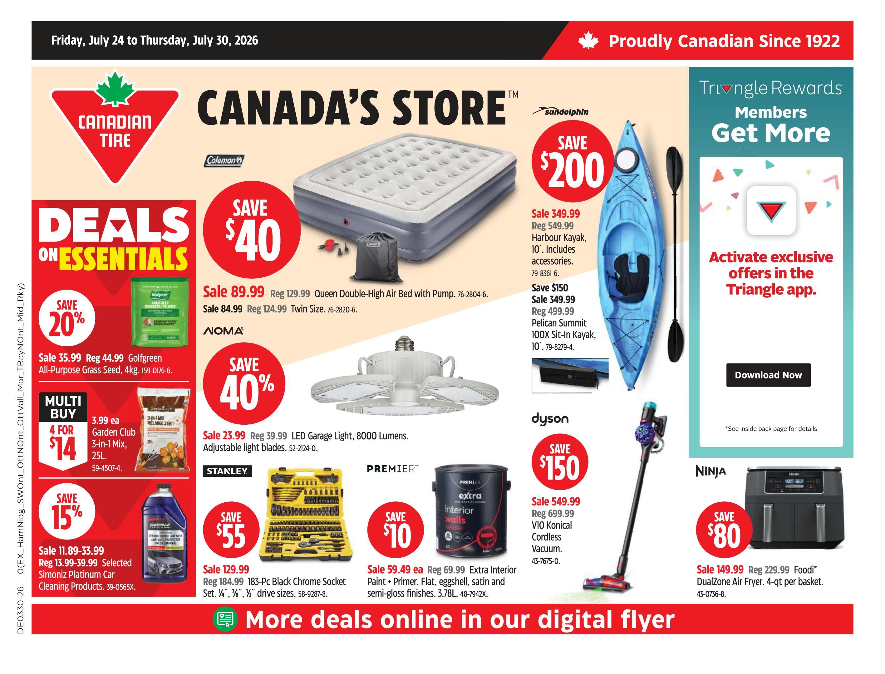 Canadian Tire (ON) Flyer July 24 to 30