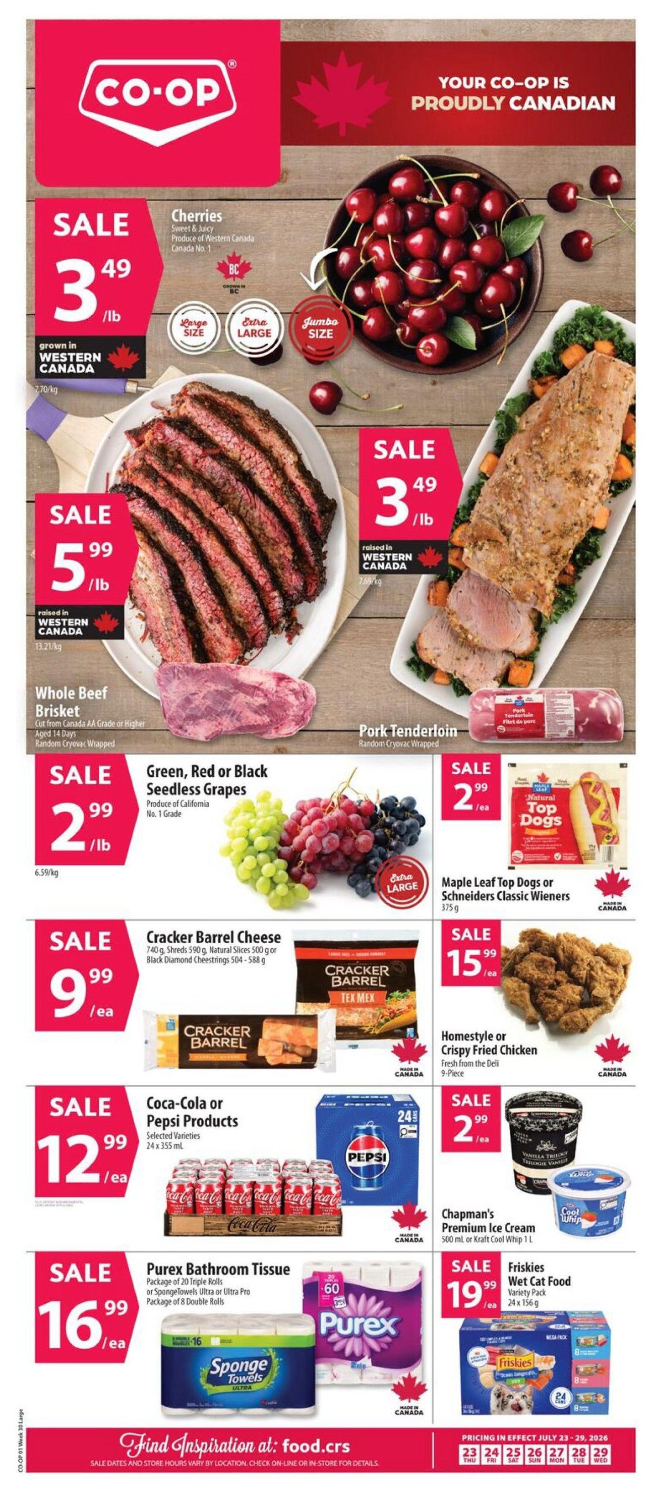 Co-op (West) Food Store Flyer July 23 to 29