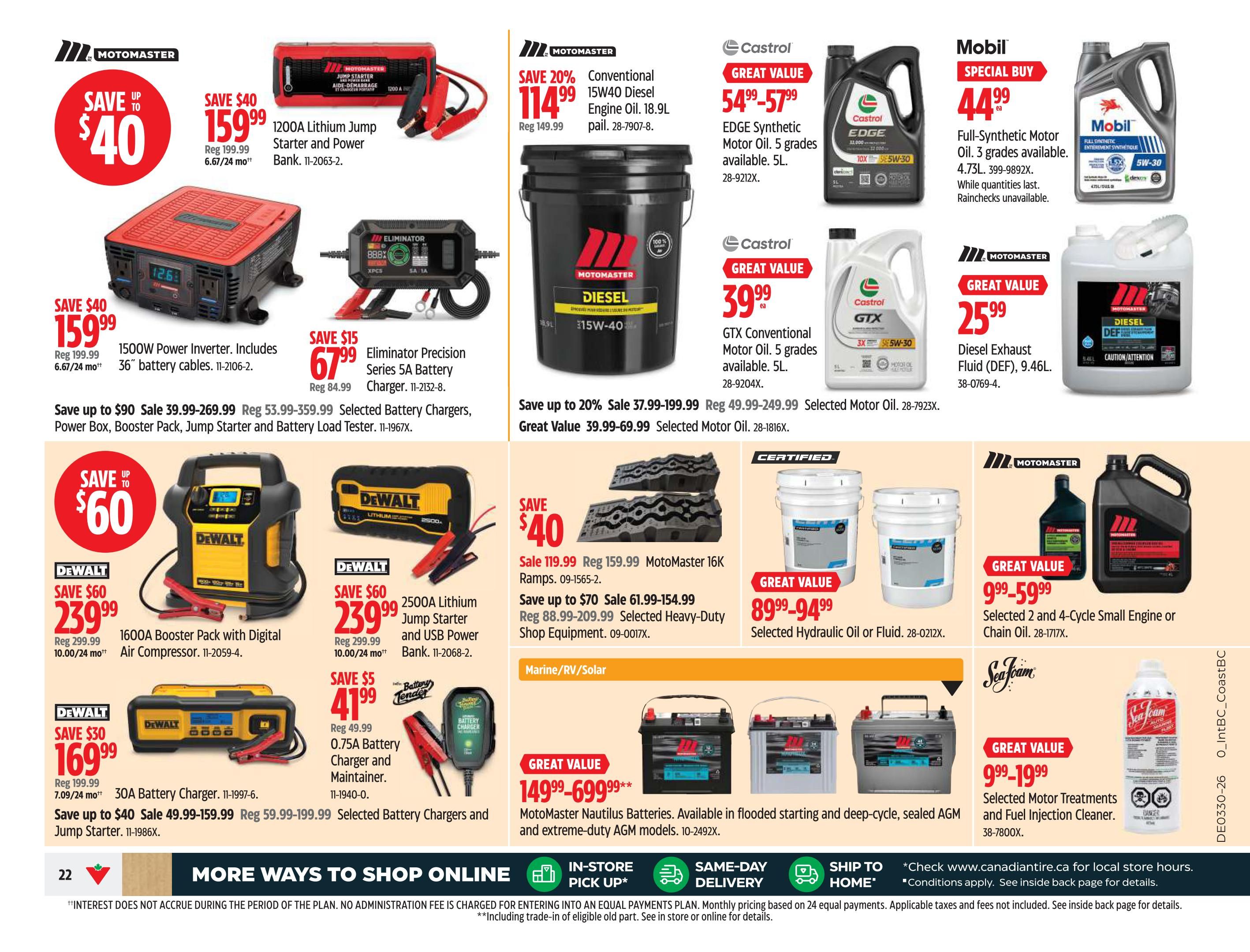 Canadian Tire (West) Flyer July 24 to 30