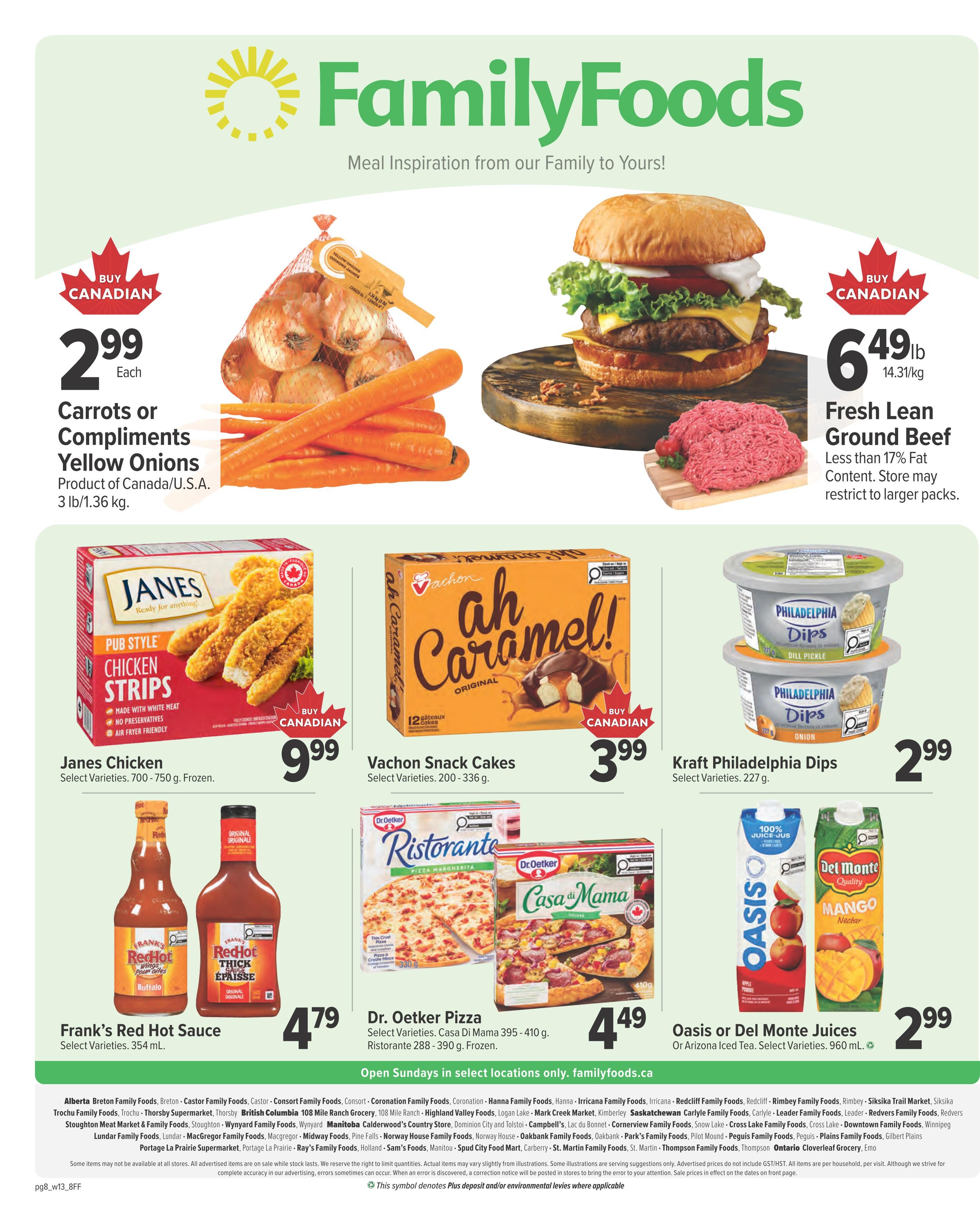Family Foods Flyer July 23 to 29