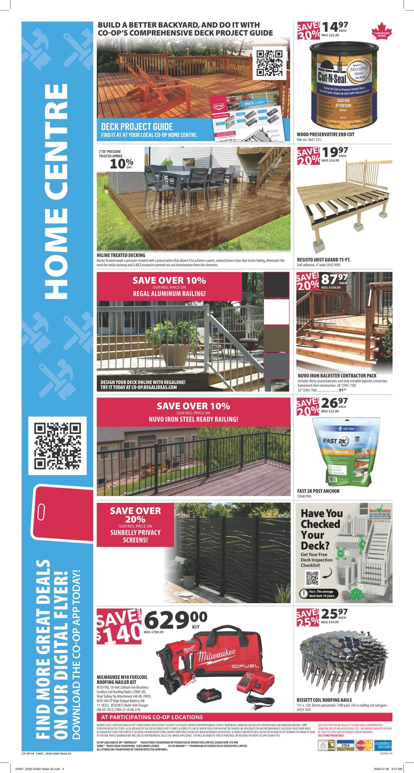 Co-op (West) Home Centre Flyer July 23 to 29