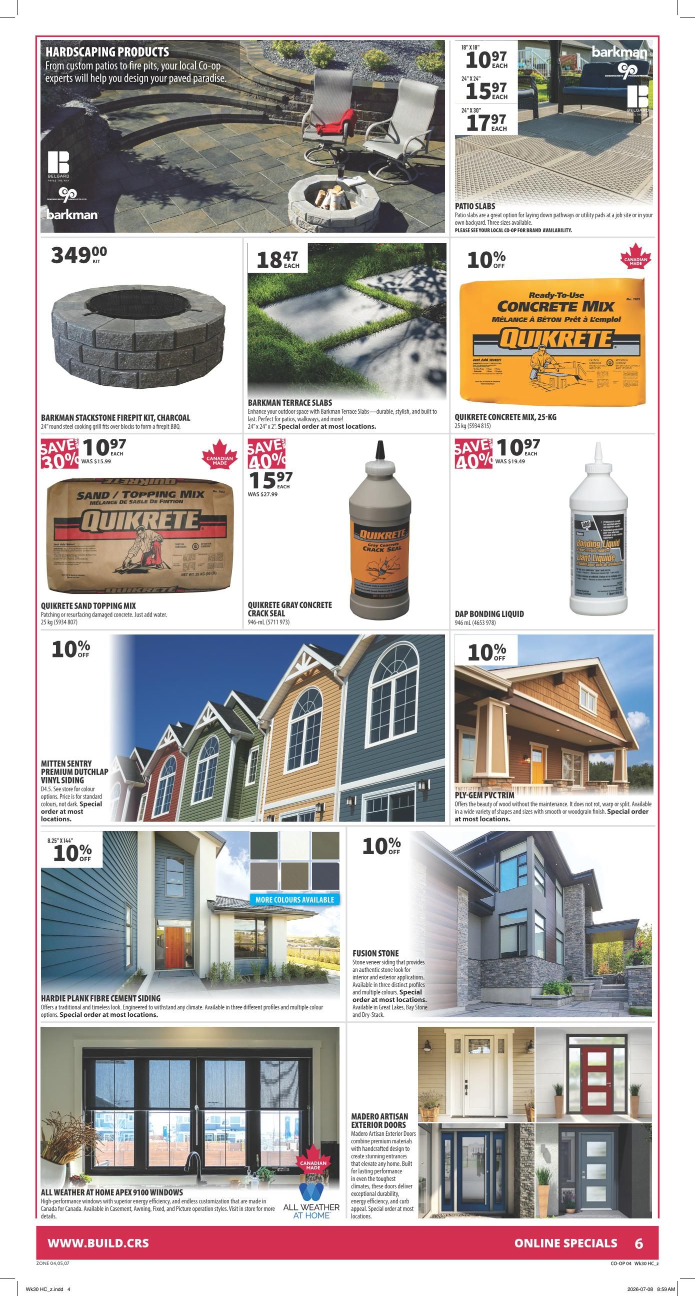 Co-op (West) Home Centre Flyer July 23 to 29
