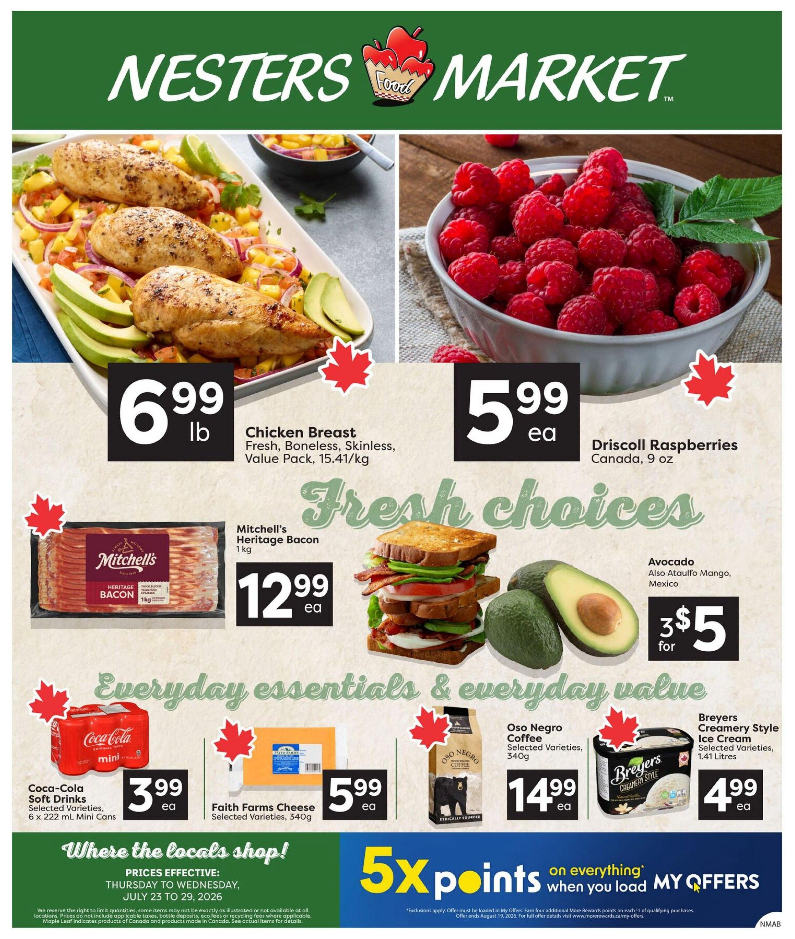 Nesters Market Flyer July 23 to 29