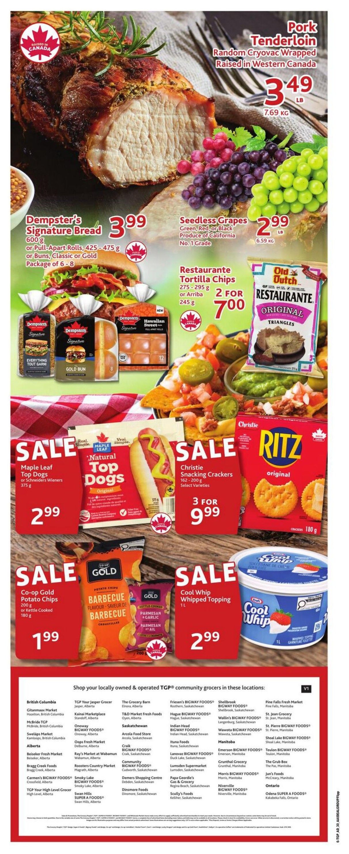 TGP The Grocery People Flyer July 23 to 29