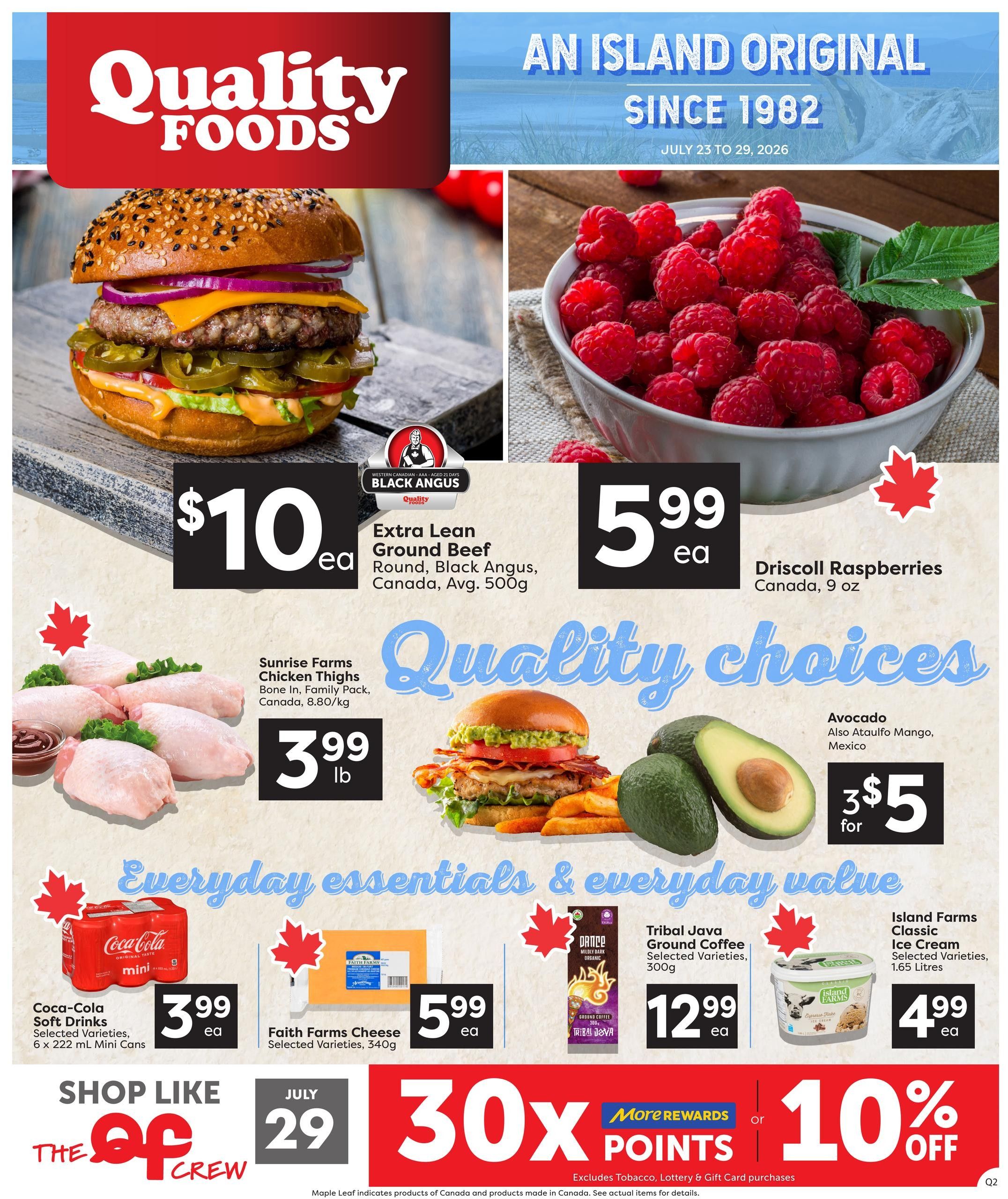 Quality Foods Flyer July 23 to 29