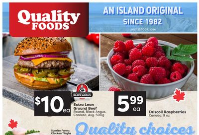 Quality Foods Flyer July 23 to 29