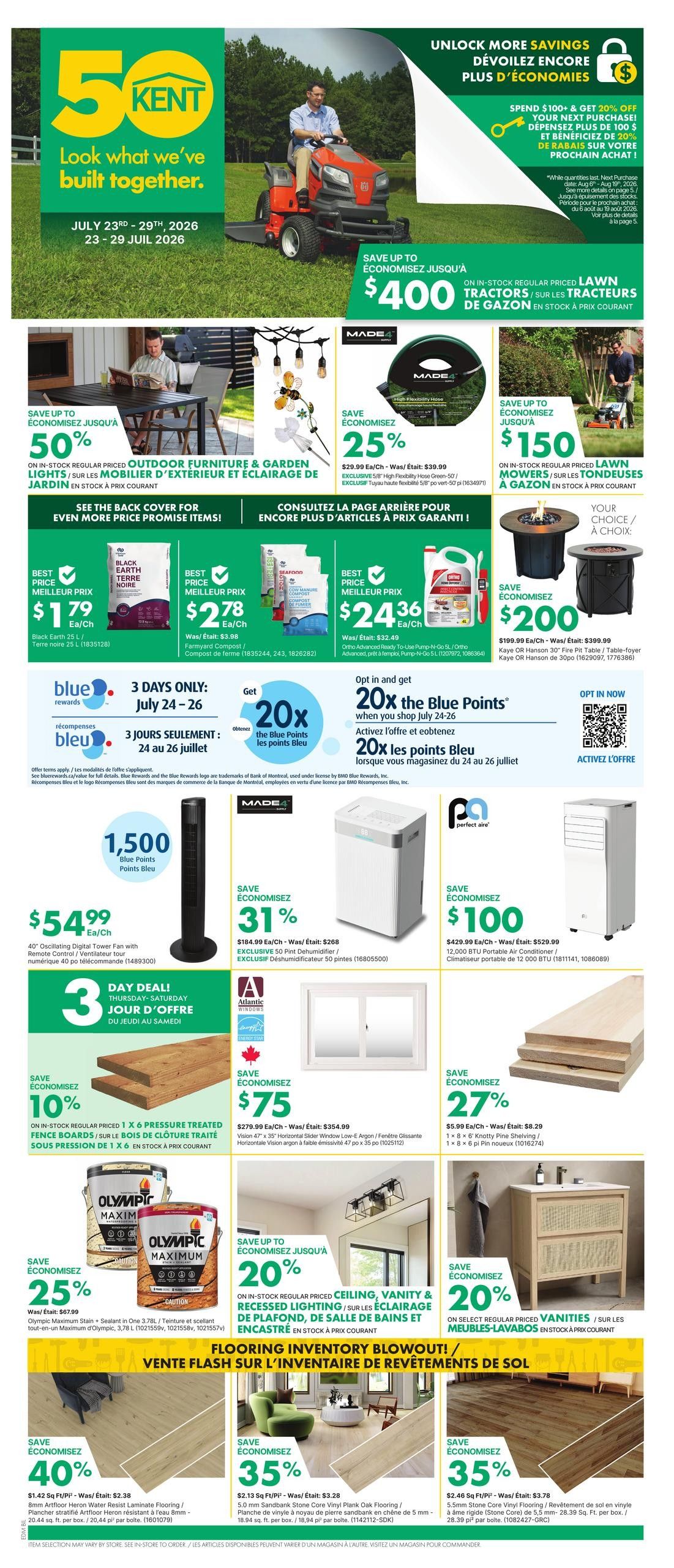 Kent Building Supplies Flyer July 23 to 29