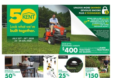 Kent Building Supplies Flyer July 23 to 29