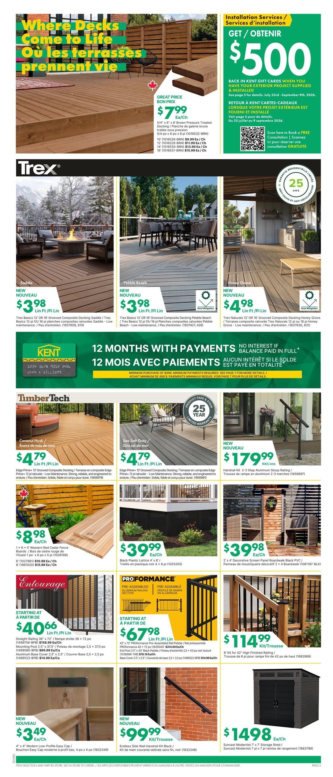 Kent Building Supplies Flyer July 23 to 29