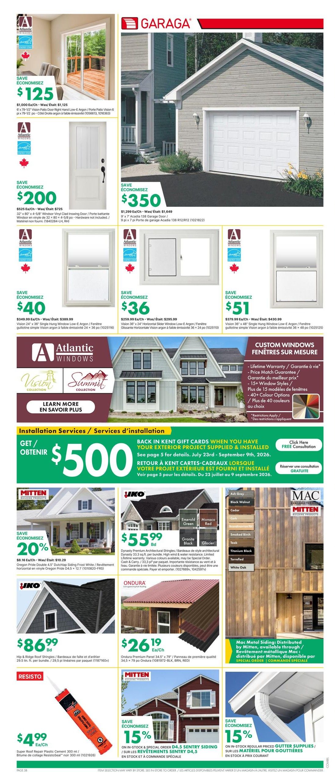 Kent Building Supplies Flyer July 23 to 29
