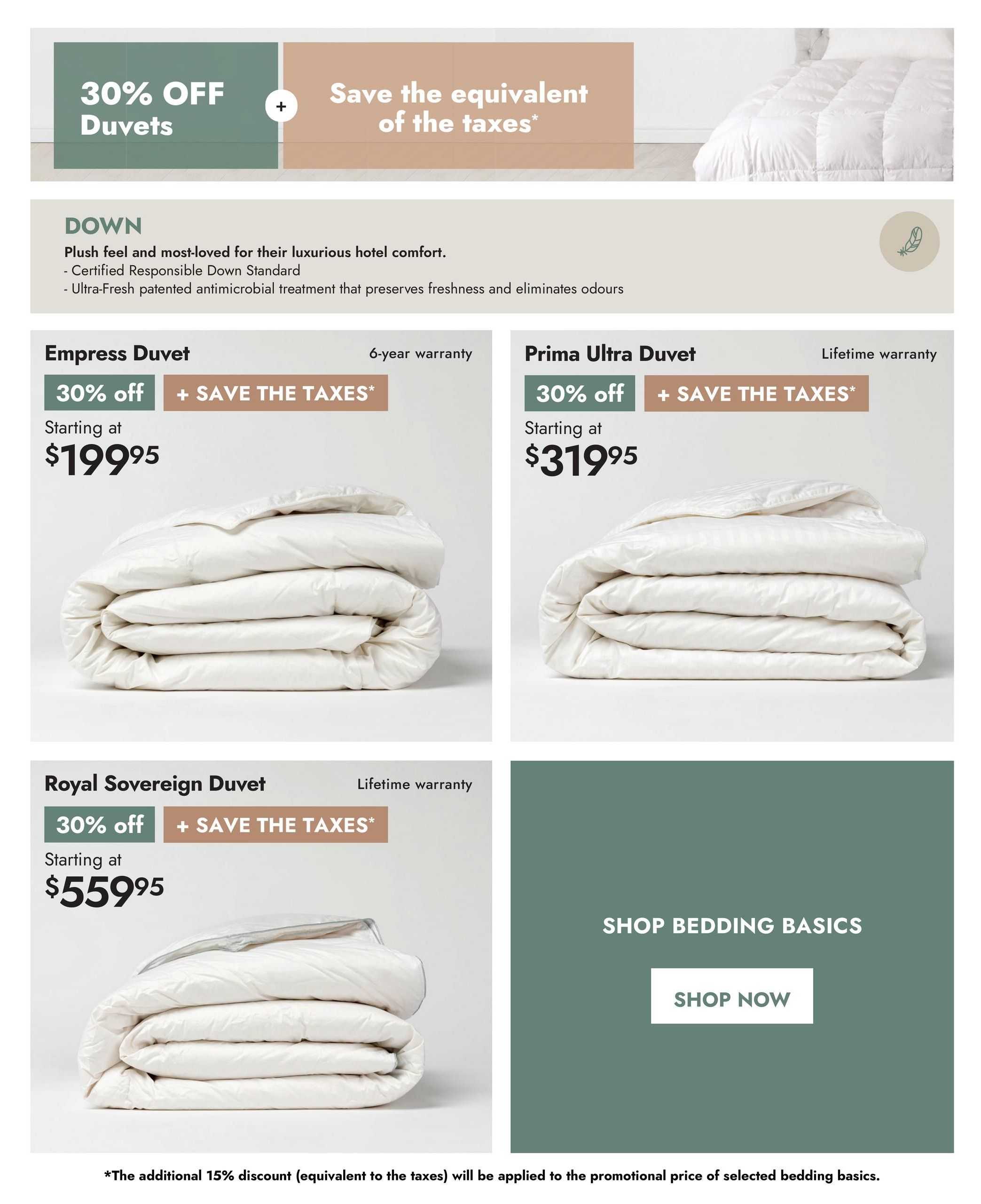 Linen Chest Flyer July 22 to August 23