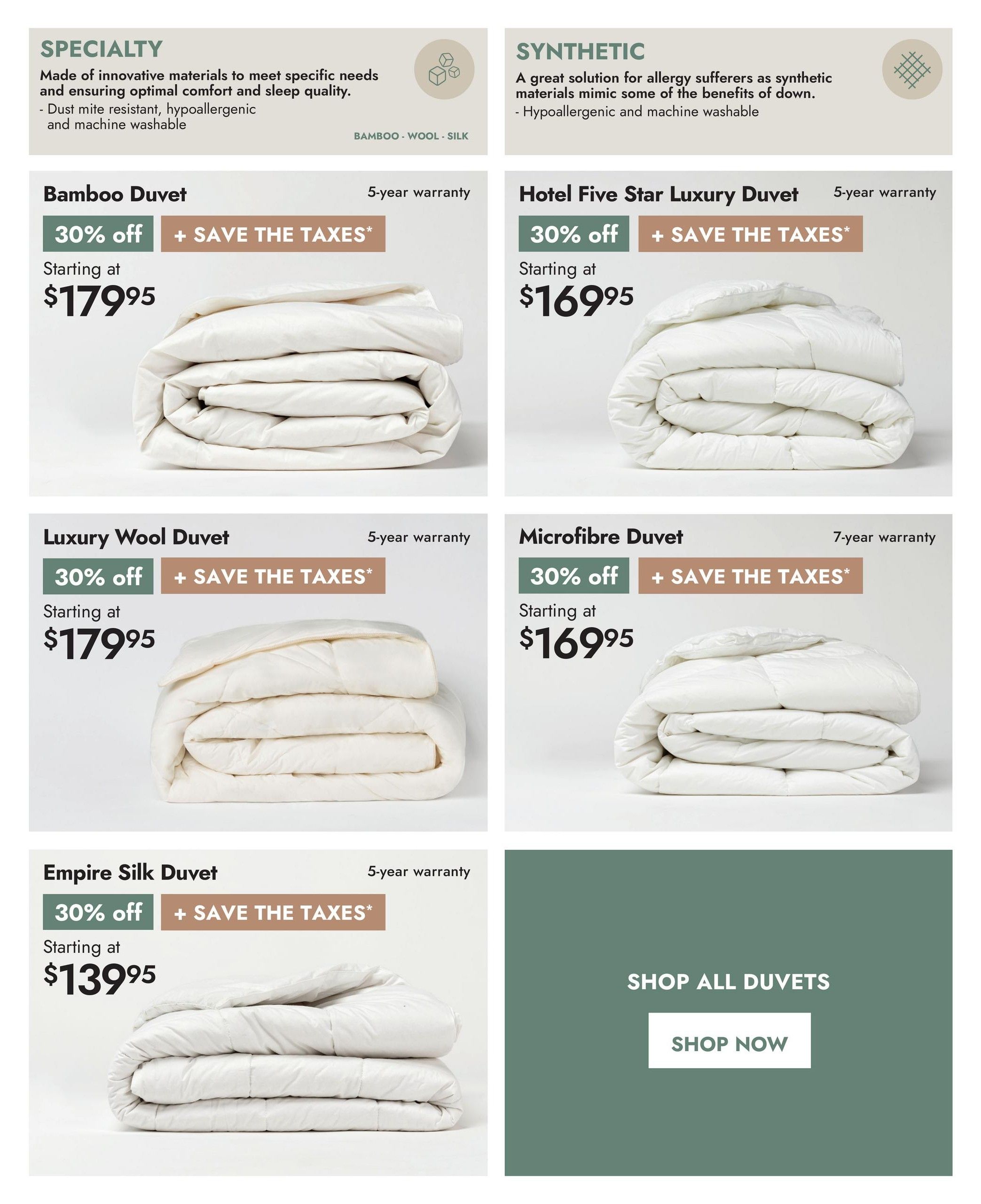 Linen Chest Flyer July 22 to August 23