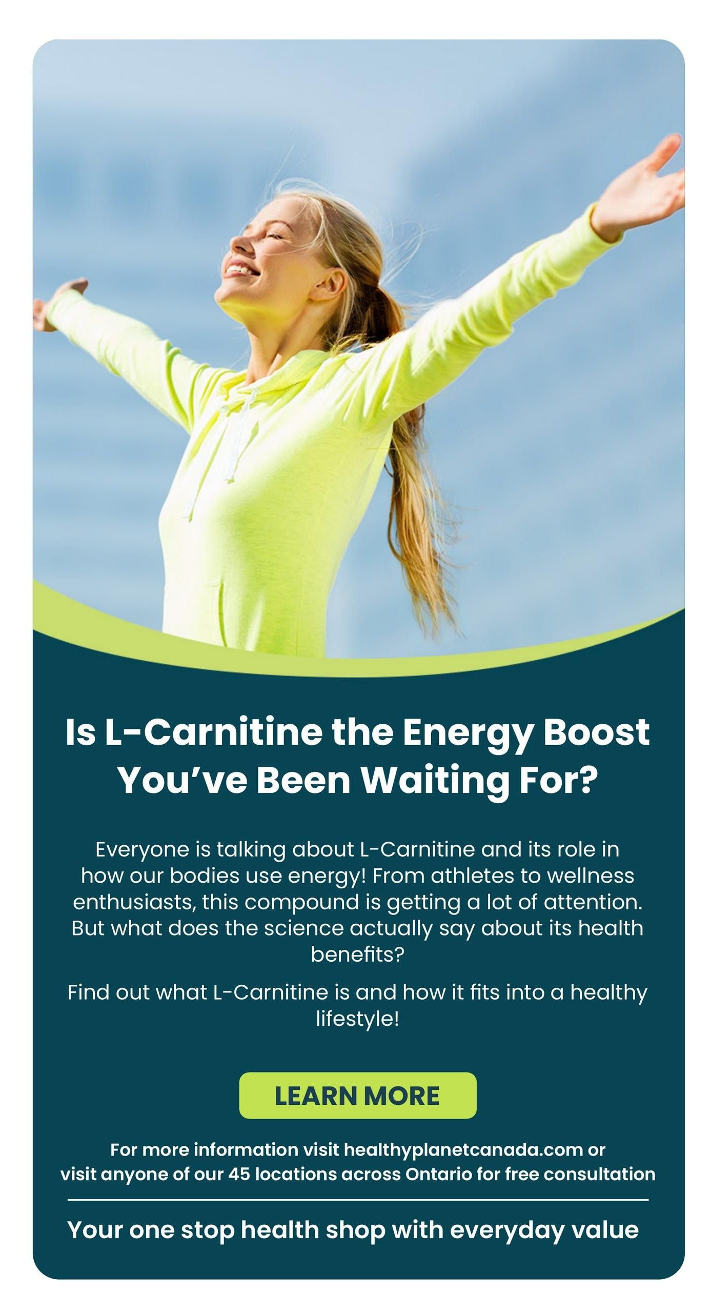 Healthy Planet Flyer July 23 to August 19