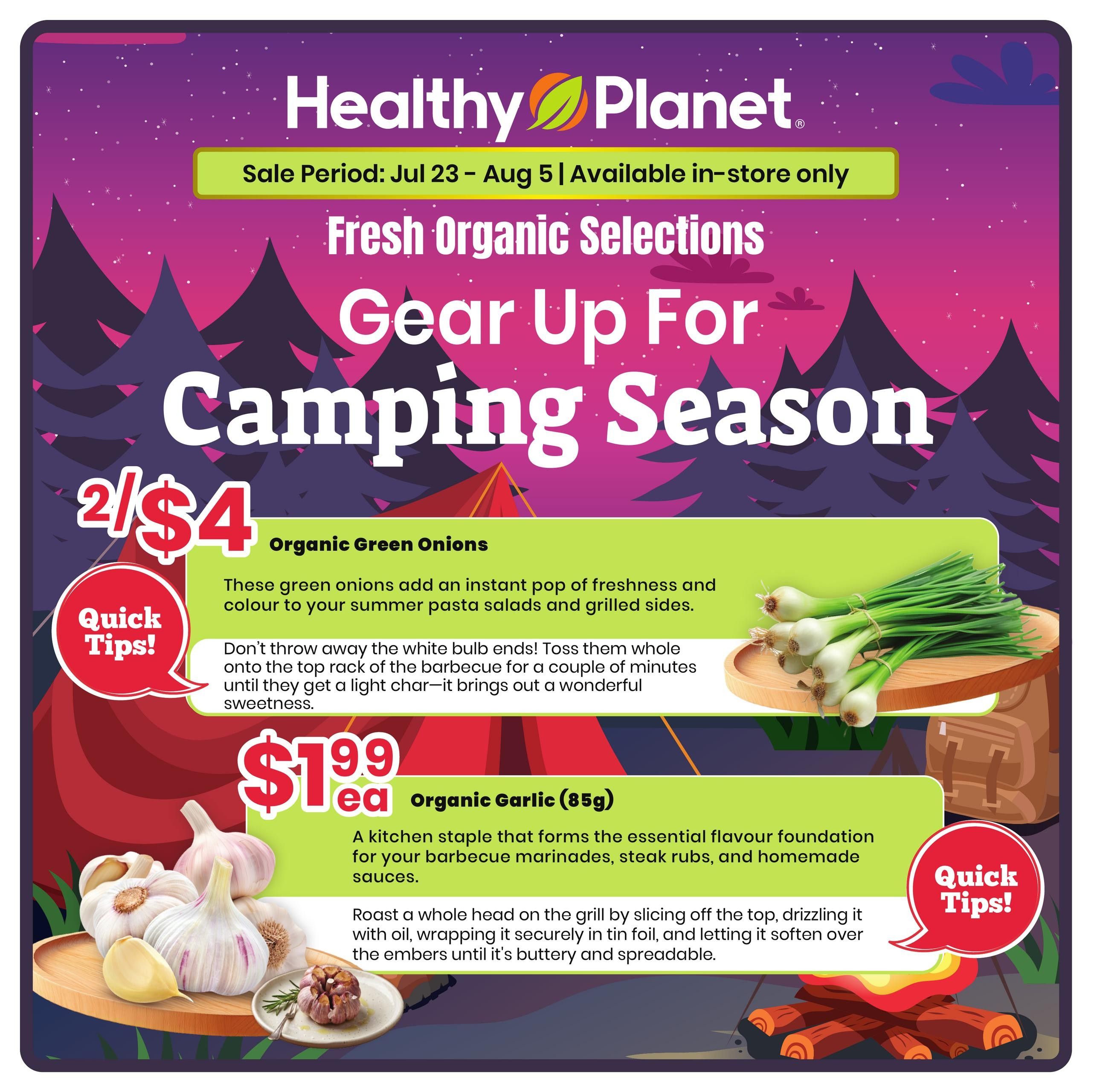 Healthy Planet Flyer July 23 to August 5