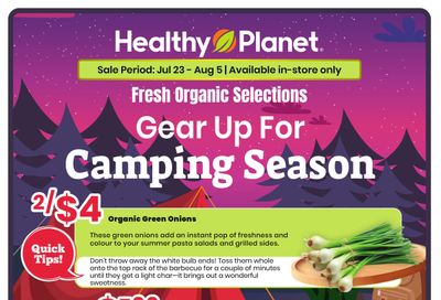 Healthy Planet Flyer July 23 to August 5