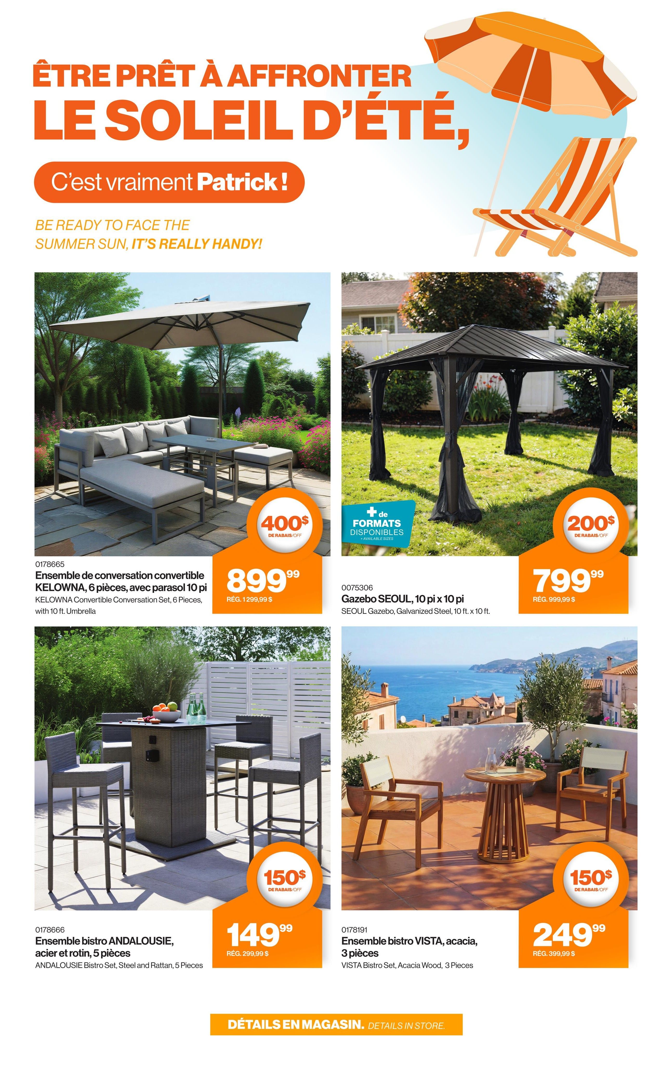 Patrick Morin Flyer July 23 to 29